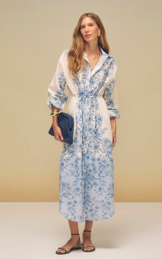 Vestido camisero Flora Le Lis Blanc
