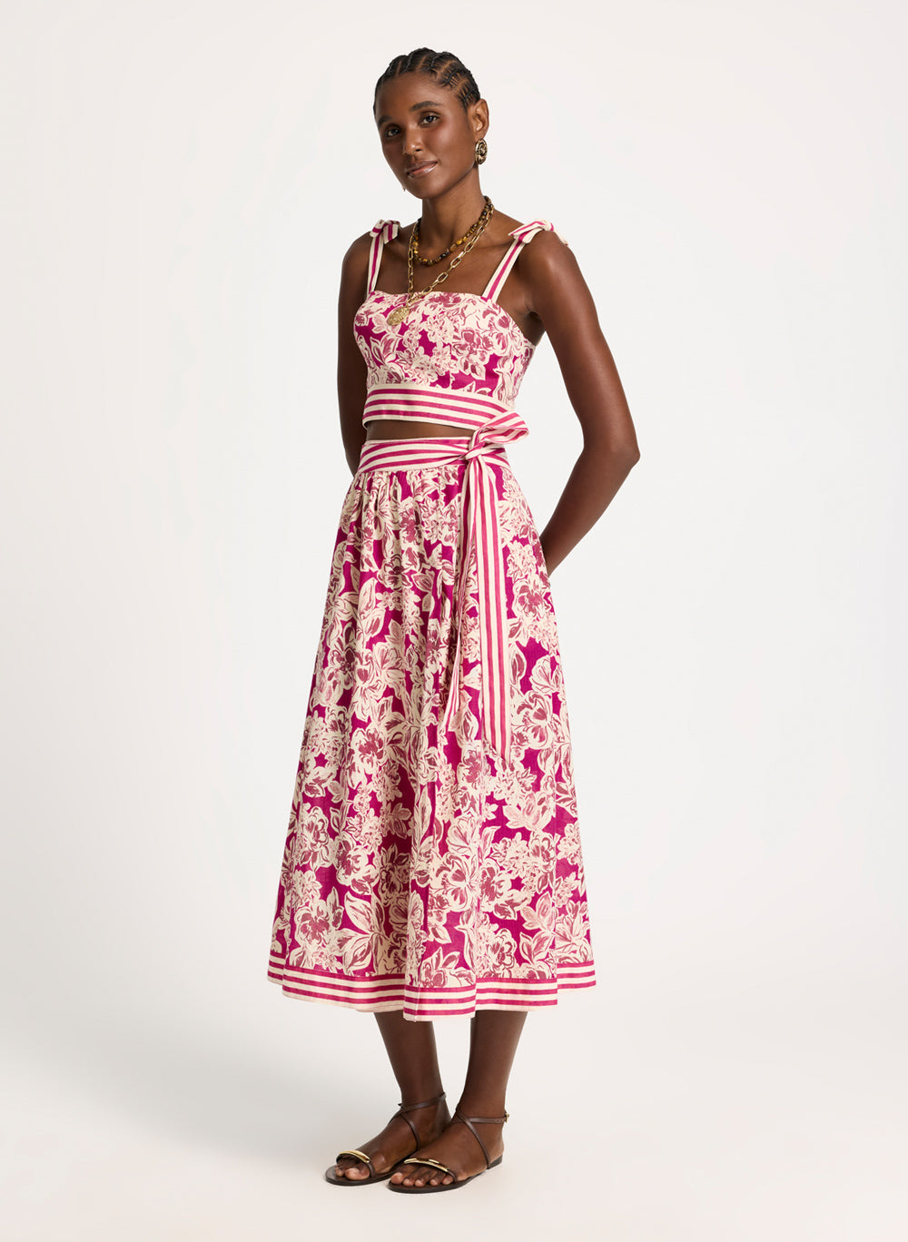 Pollera midi Kate Le Lis Blanc