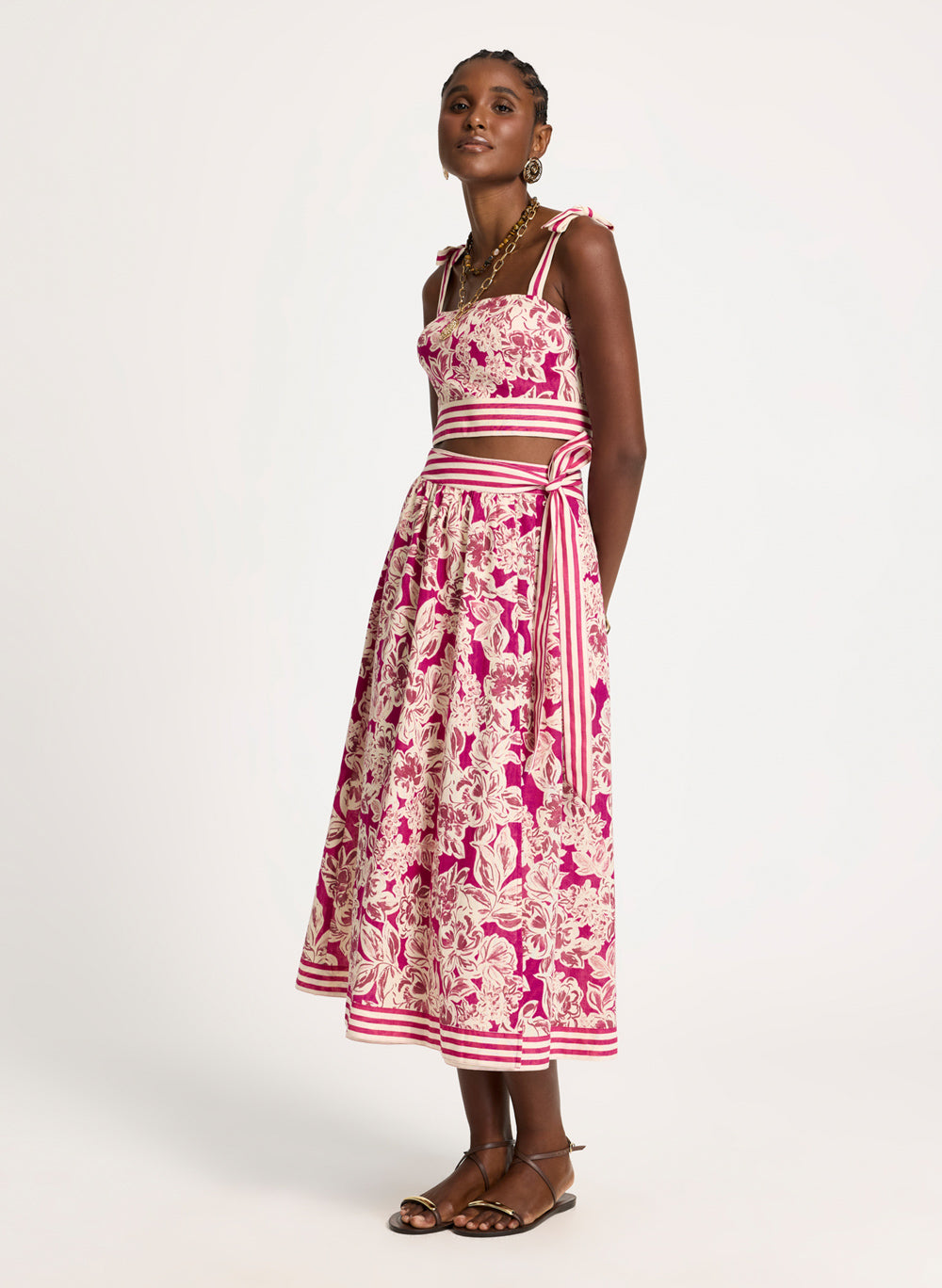 Pollera midi Kate Le Lis Blanc