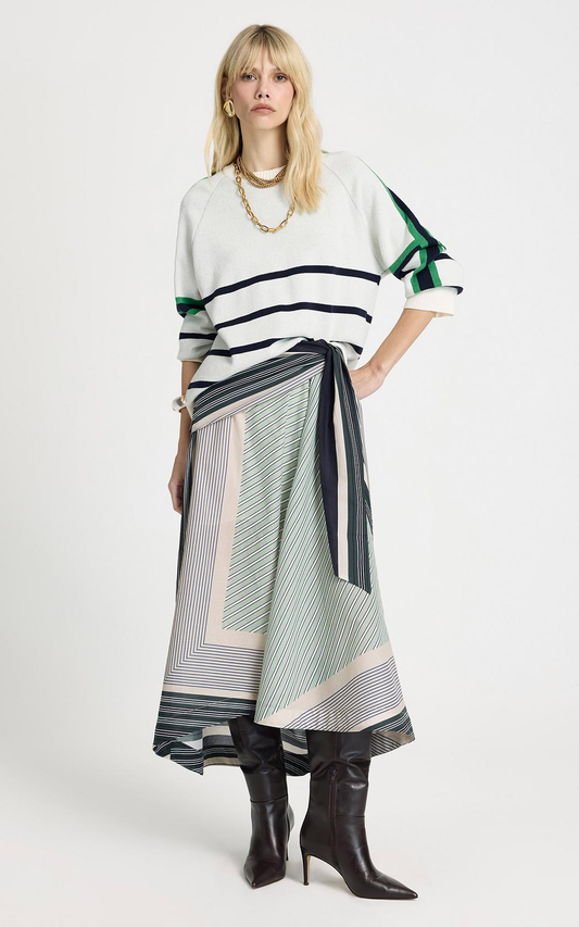 Pollera Midi Fabiola Le Lis Blanc