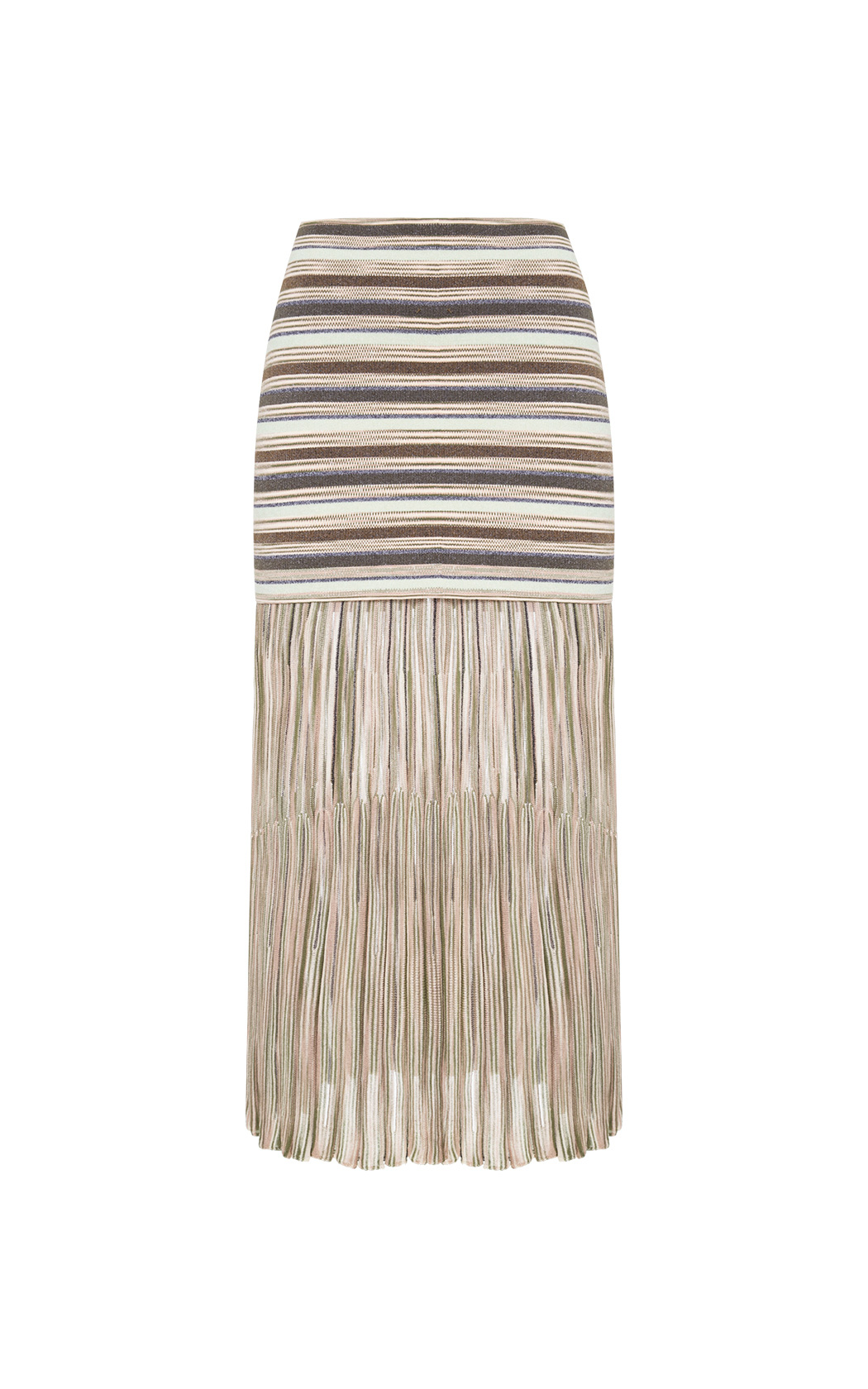 Pollera plizada colores Pasha Le Lis Blanc