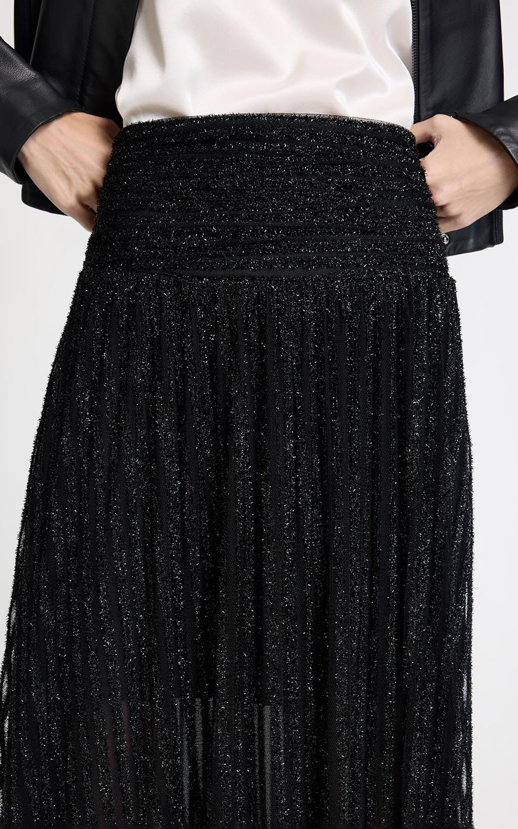 Pollera Gaia negro lurex Le Lis Blanc