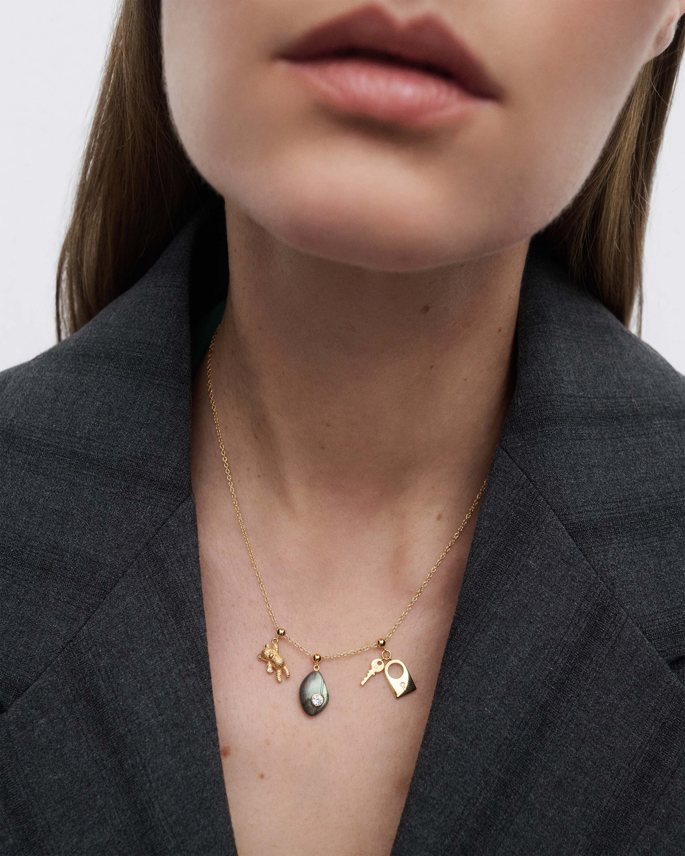 Protección Labradorita Charm PDPAOLA