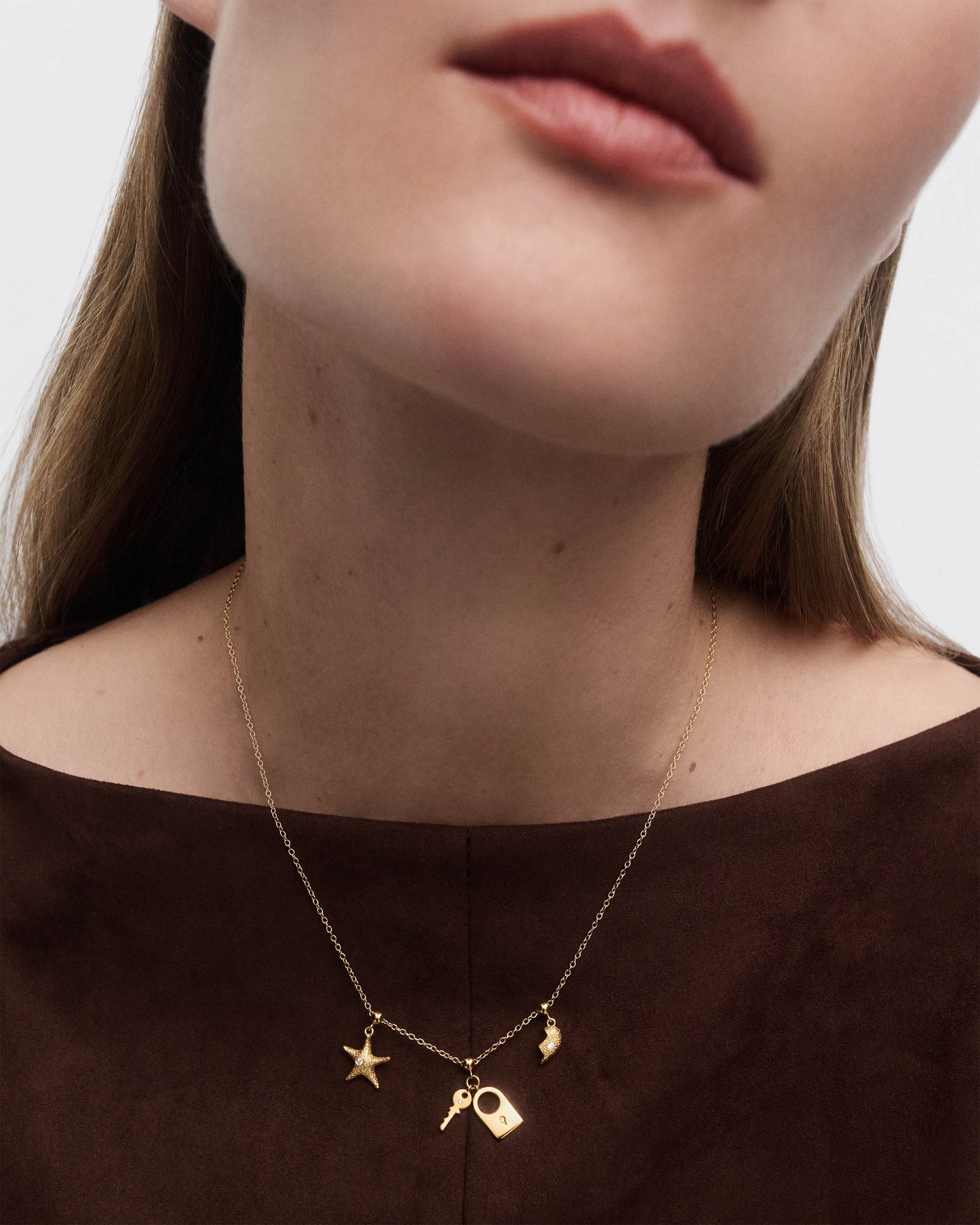 Llave y candado Charm PDPAOLA