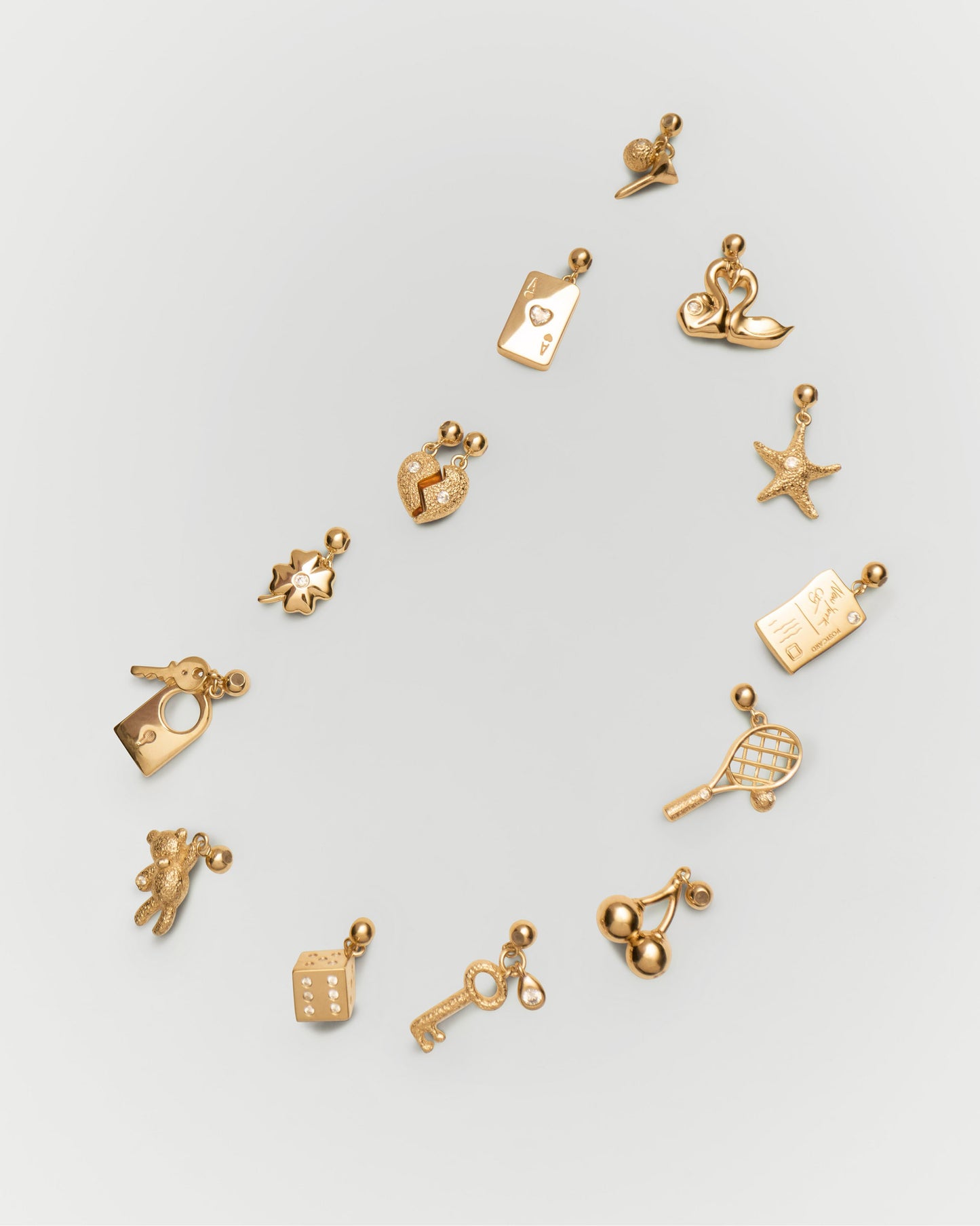 Llave y candado Charm PDPAOLA