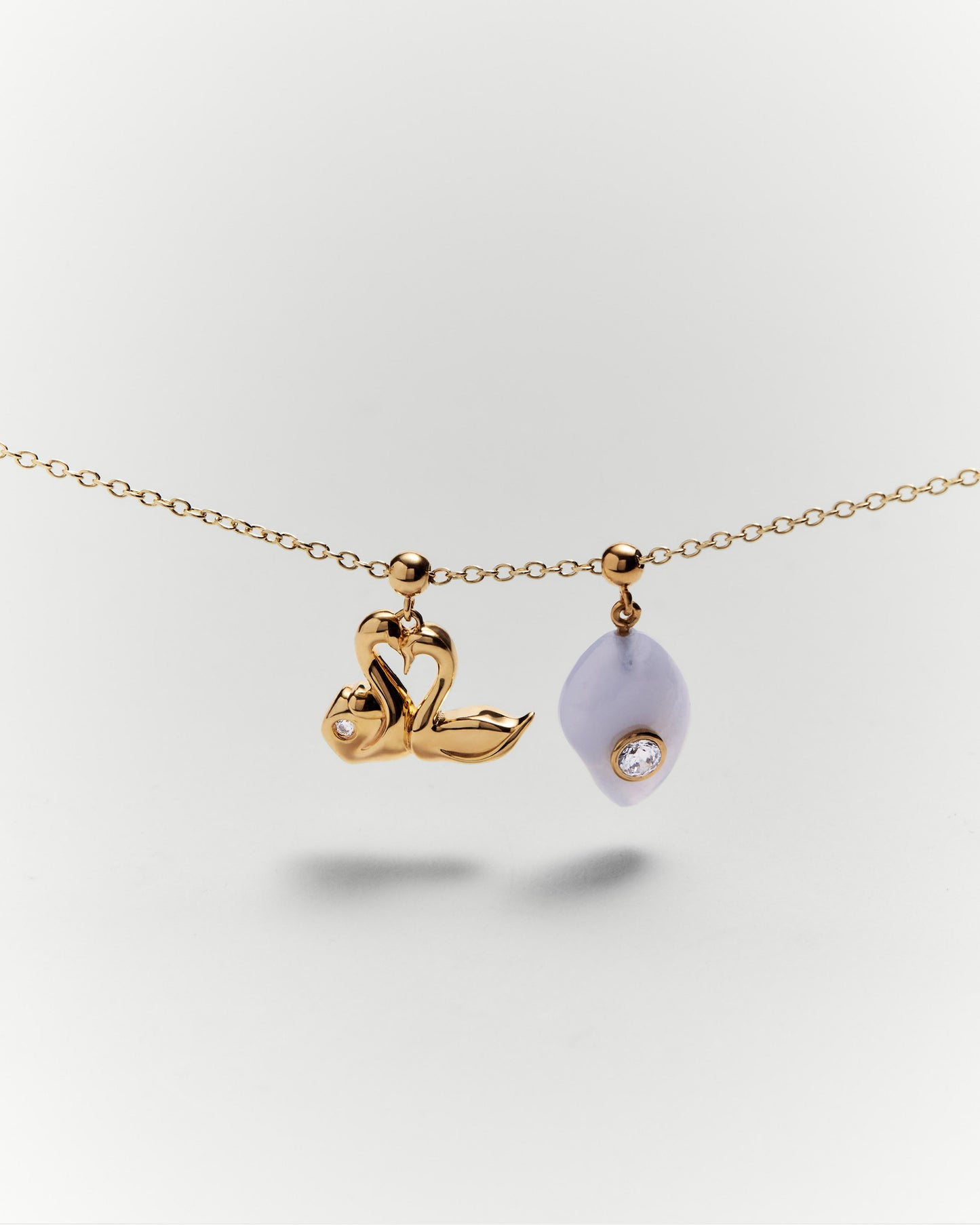 Cisnes corazón Charm PDPAOLA