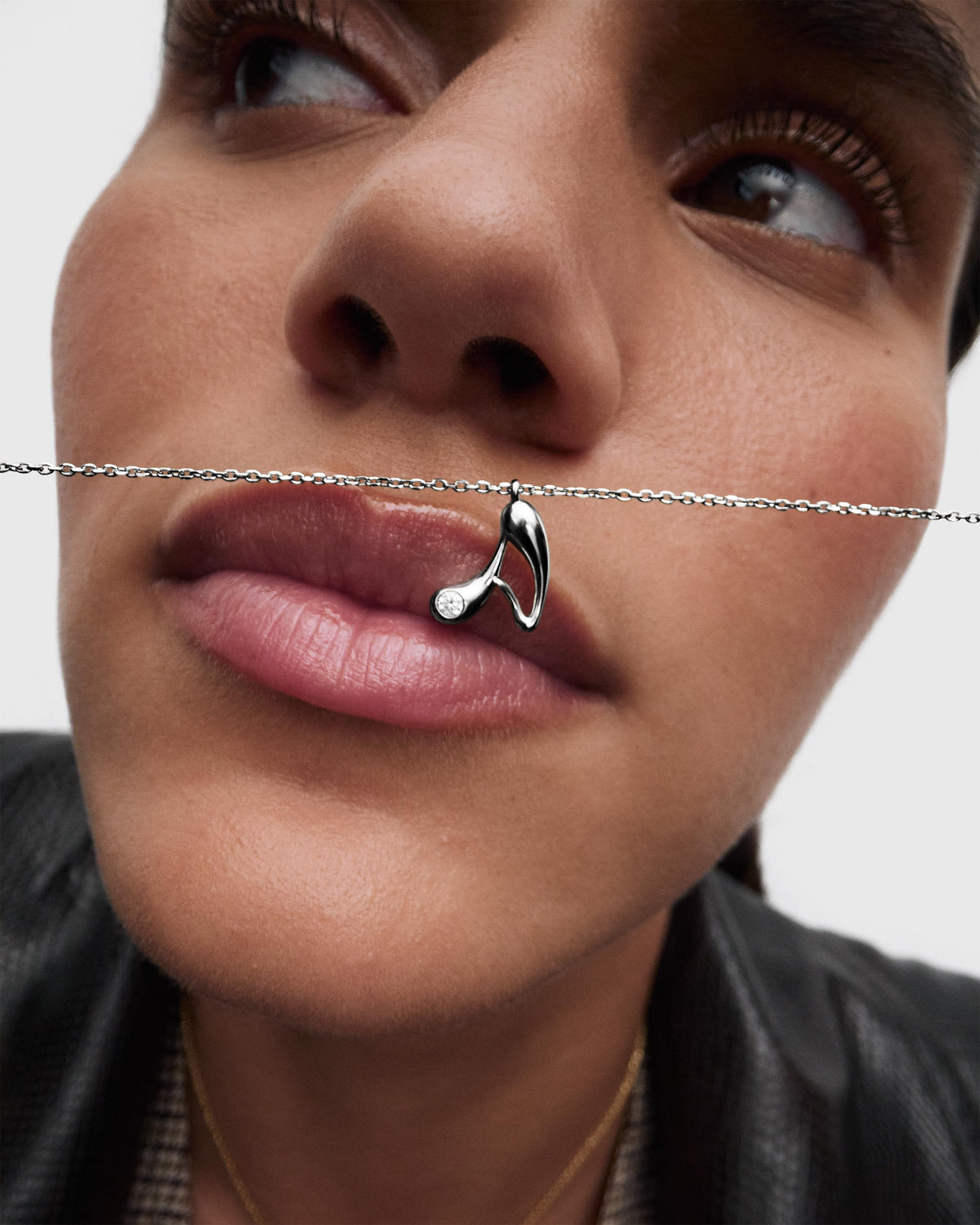Collar con colgante silver A PDPAOLA