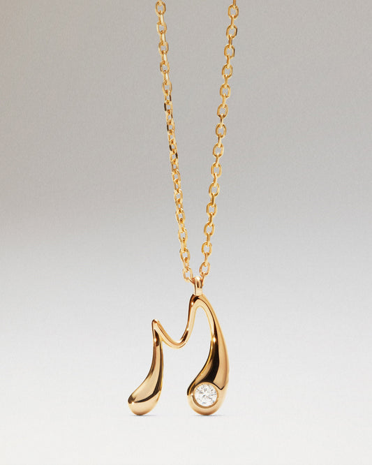 Collar con colgante M PDPAOLA