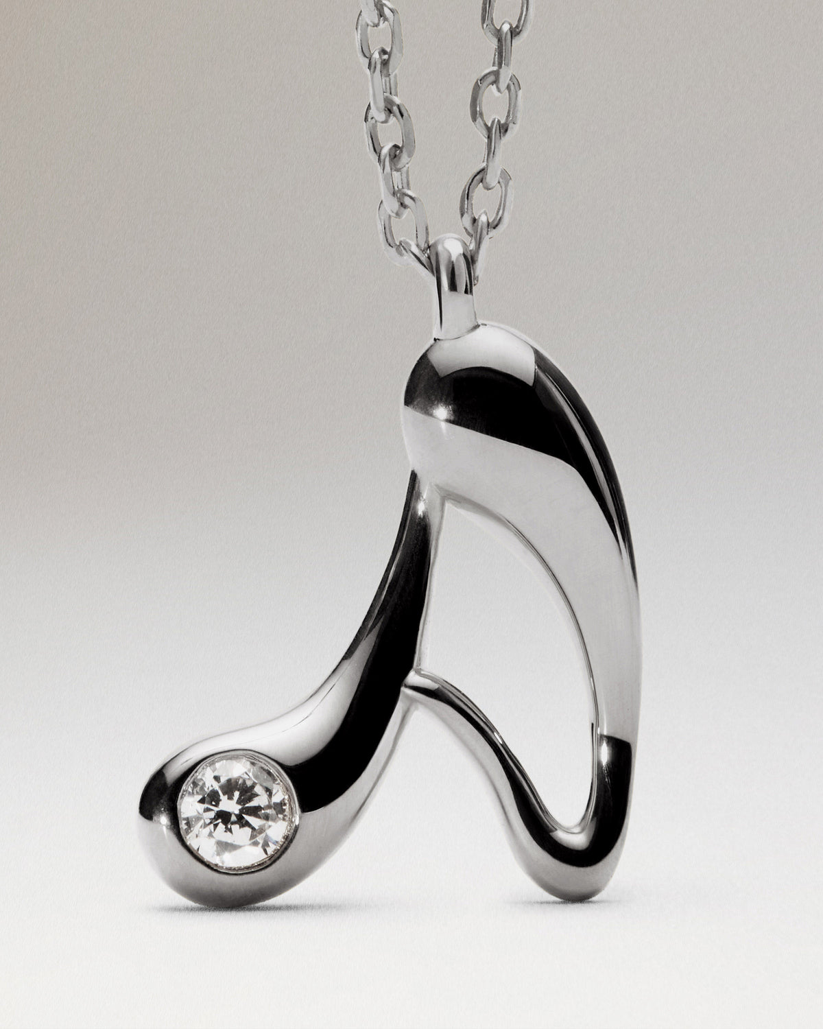 Collar con colgante silver A PDPAOLA