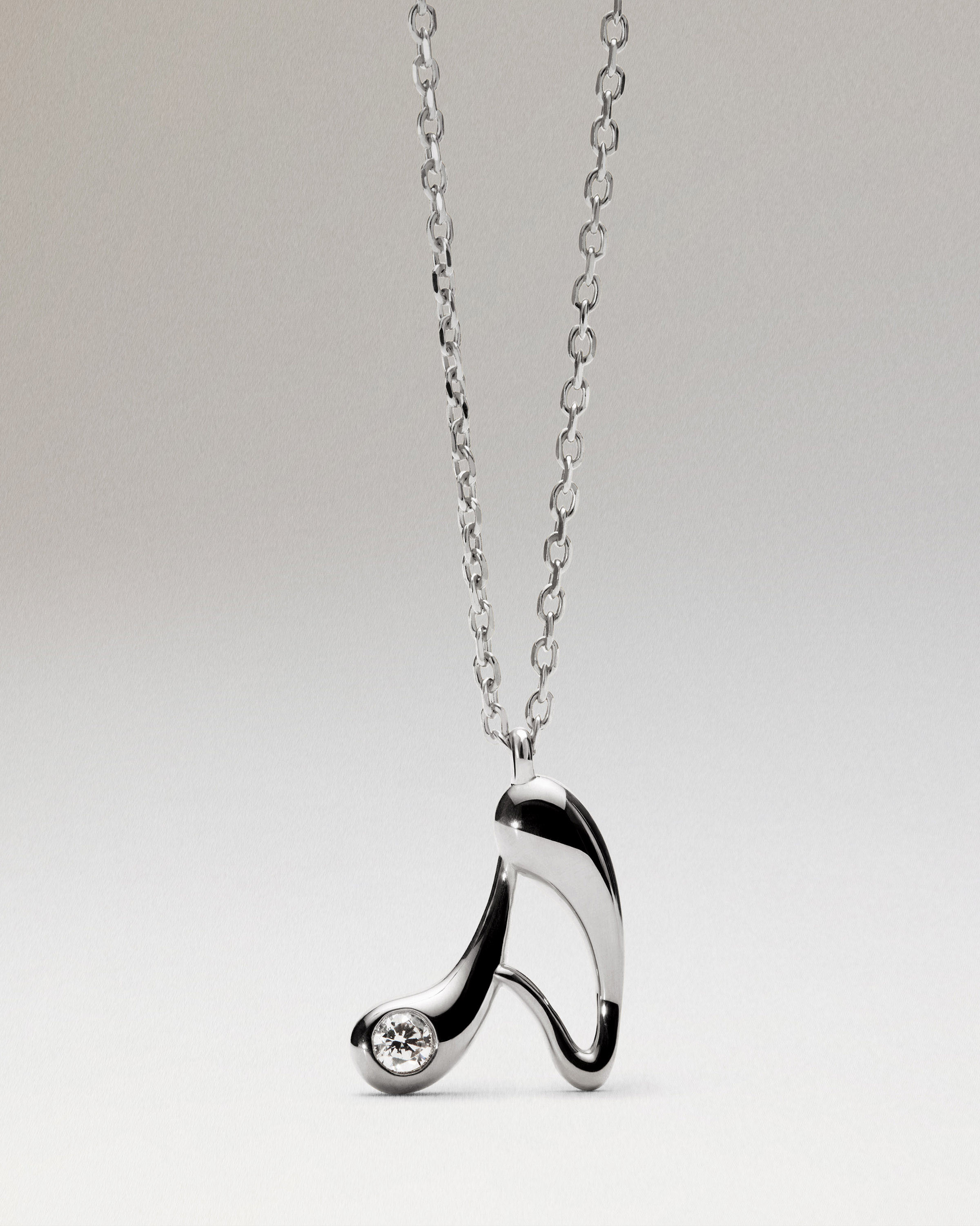 Collar con colgante silver A PDPAOLA