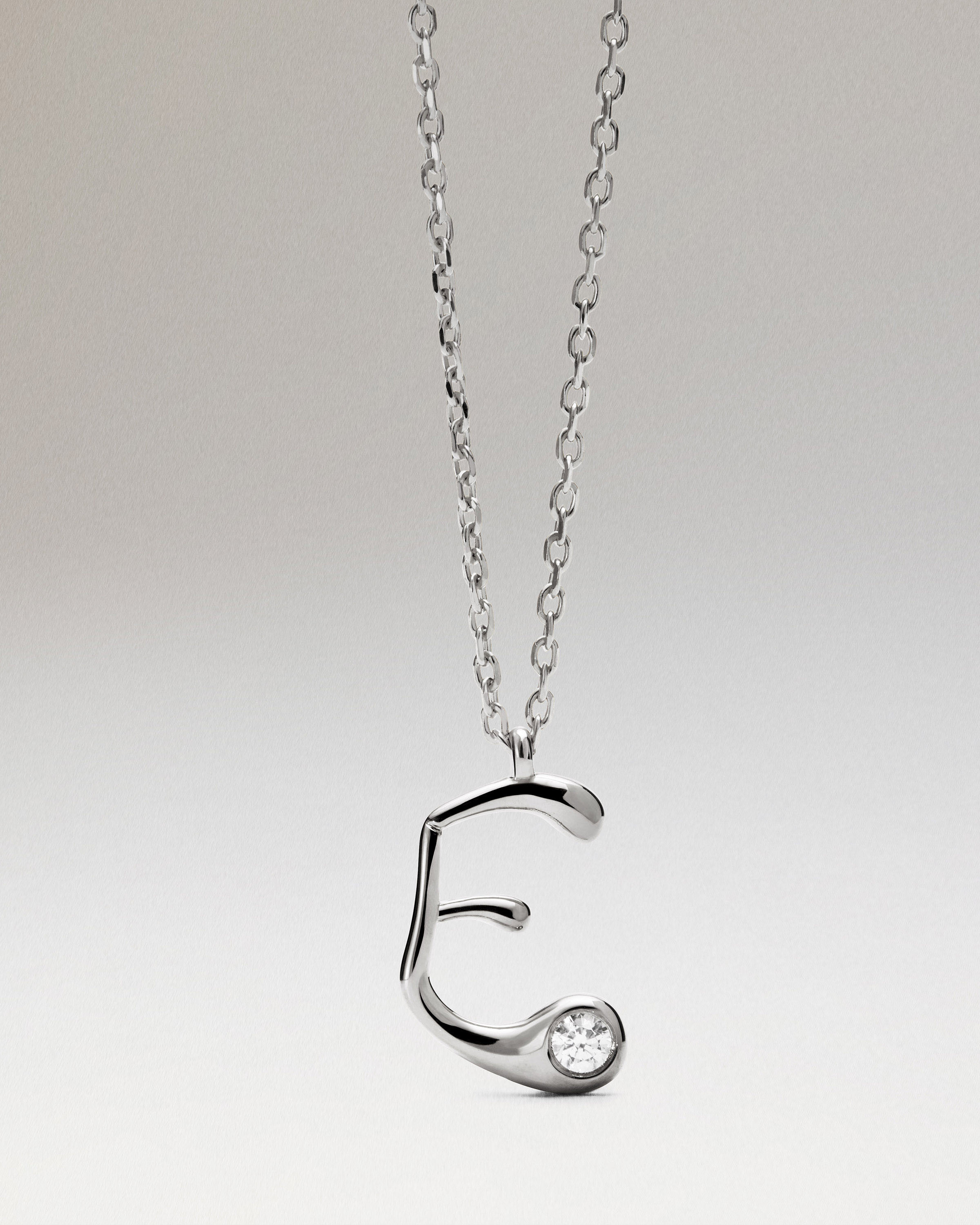 Collar con colgante silver E PDPAOLA
