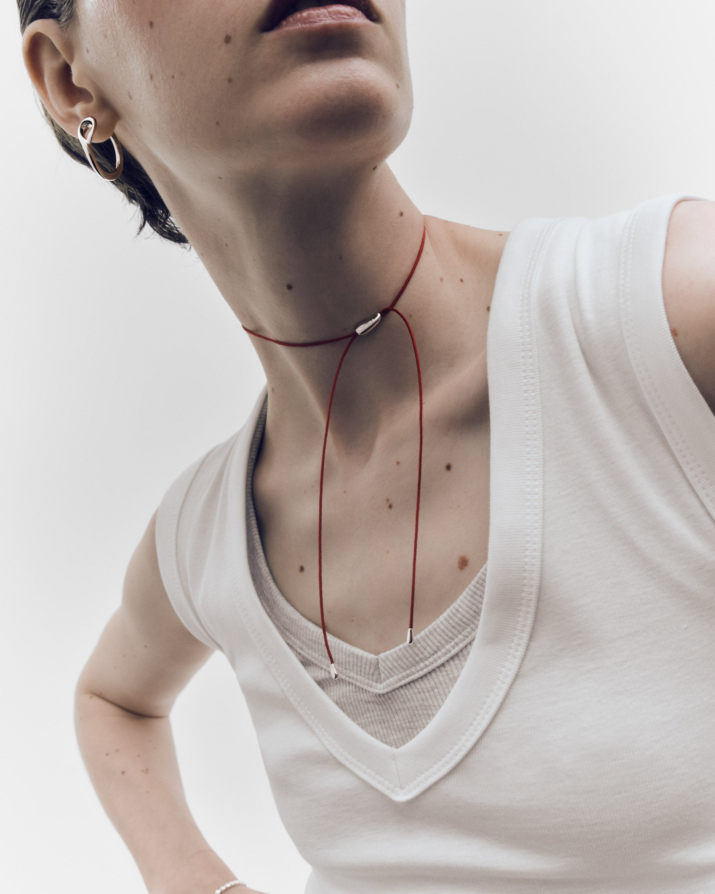 Collar de cordón rojo Rodeo PDPAOLA