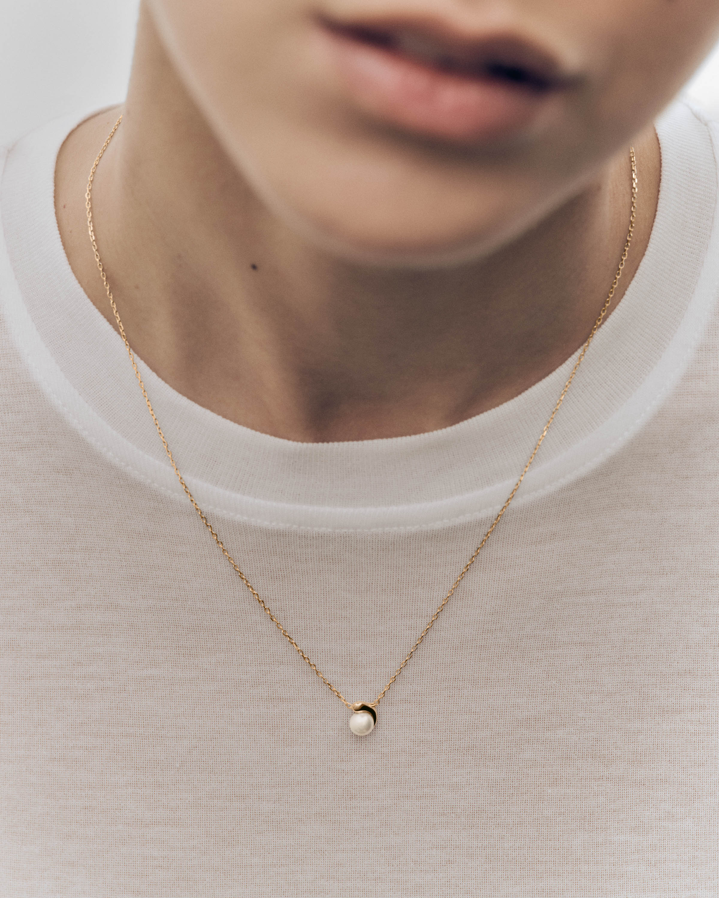 Collar solitario La perla PDPAOLA