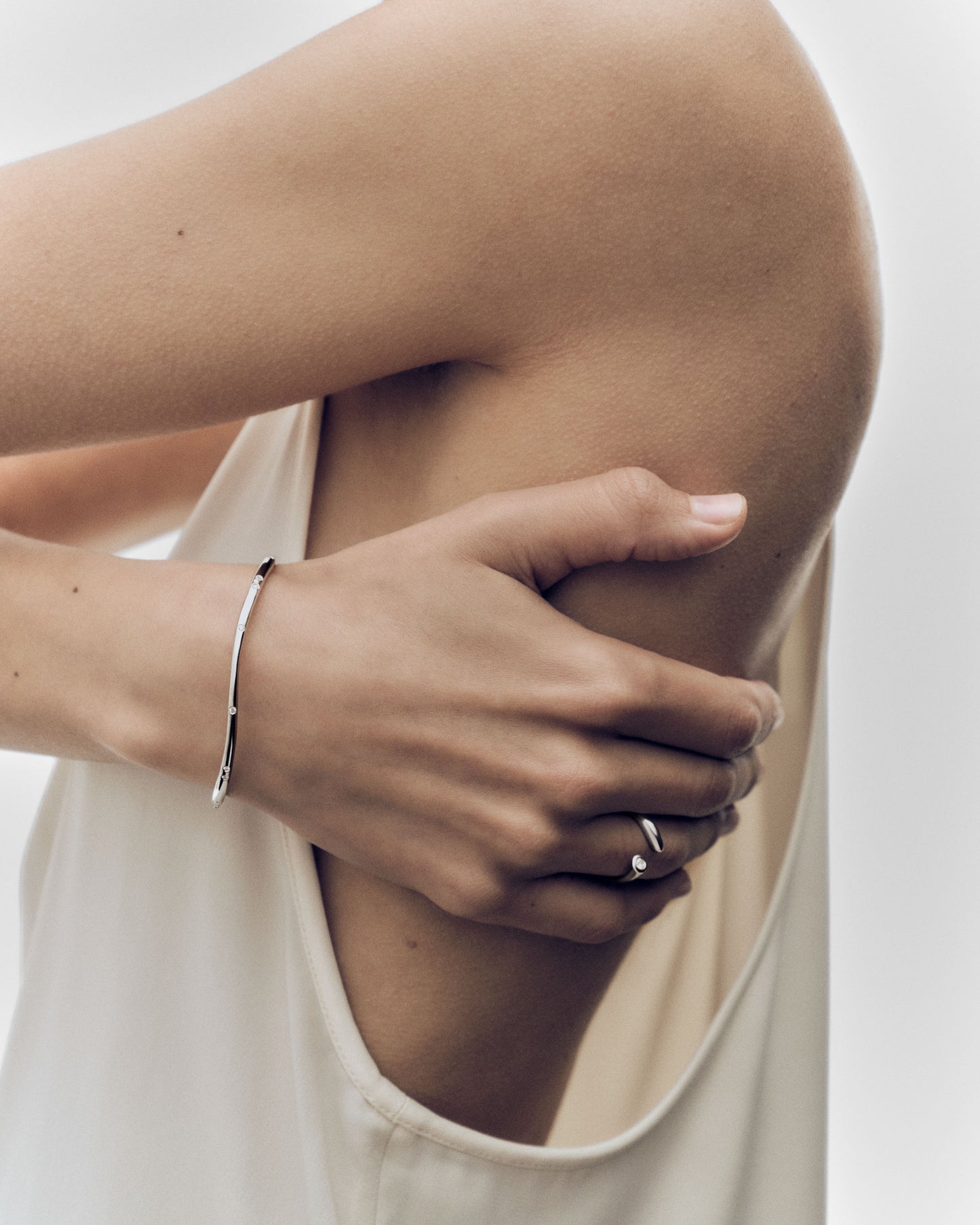Brazalete silver Aire PDPAOLA
