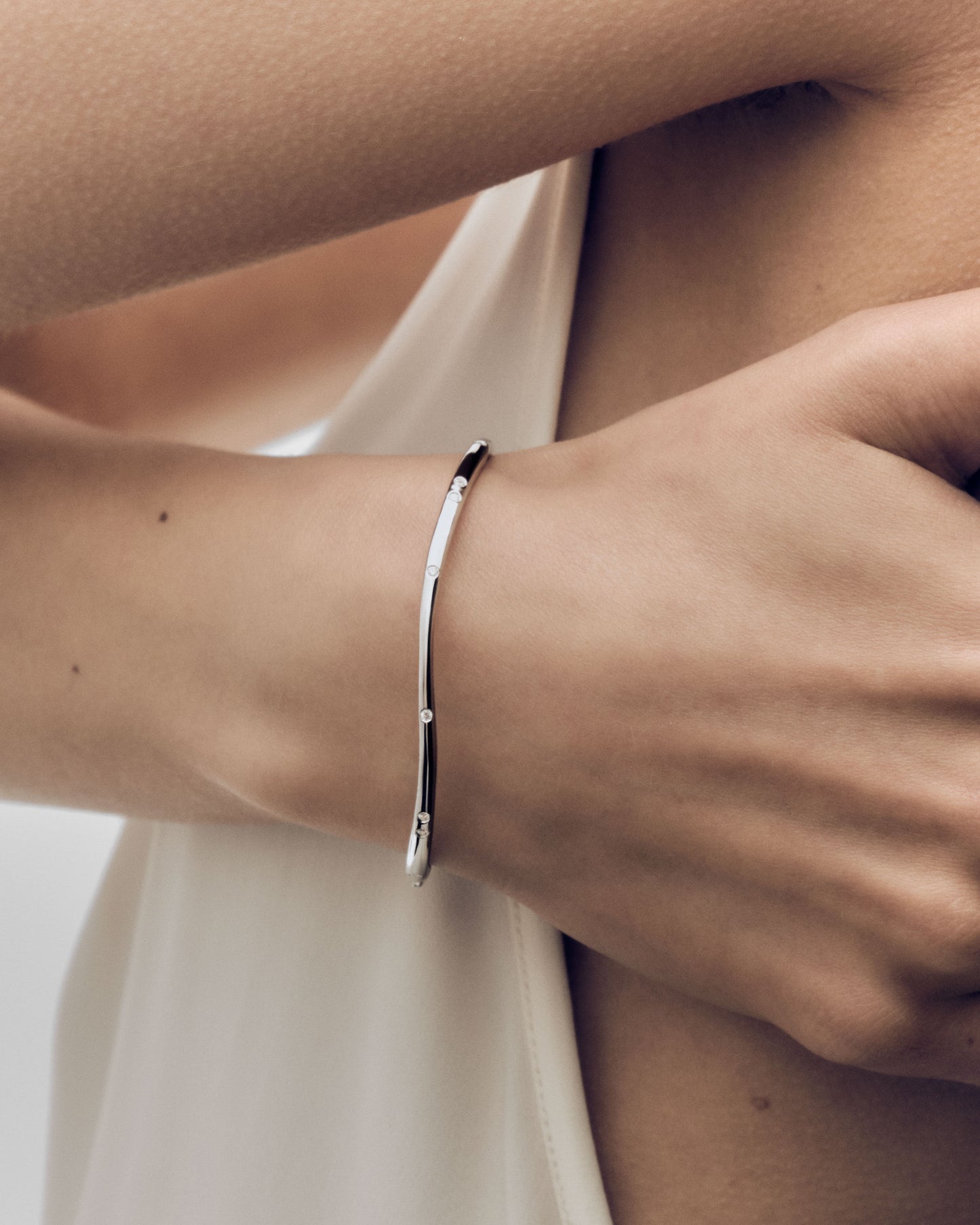 Brazalete silver Aire PDPAOLA