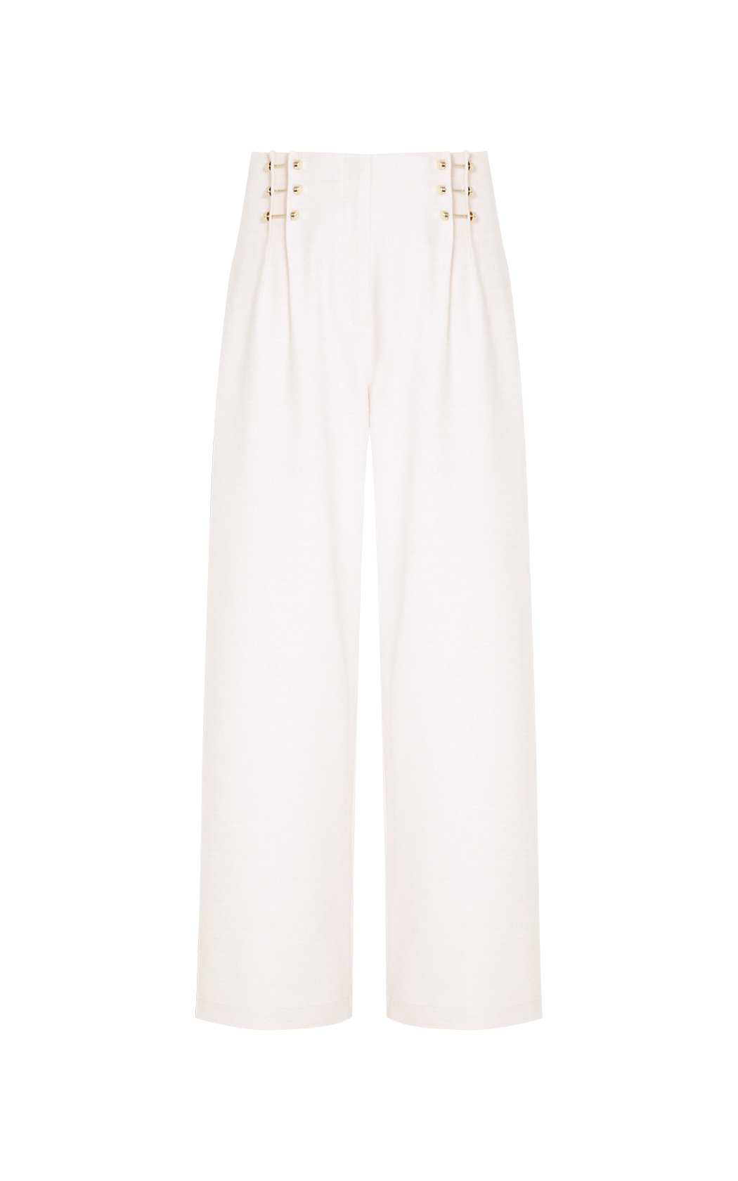 Pantalon broches al frente Leona Le Lis Blanc