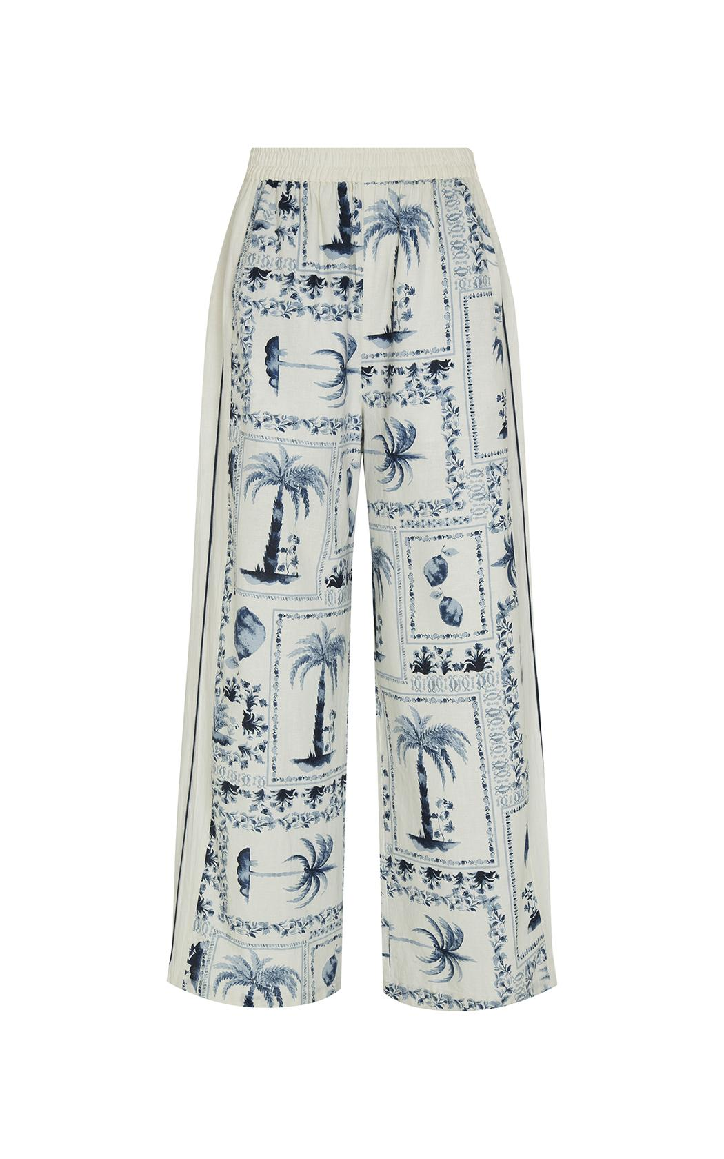 Pantalon estampado Alexia Le Lis Blanc