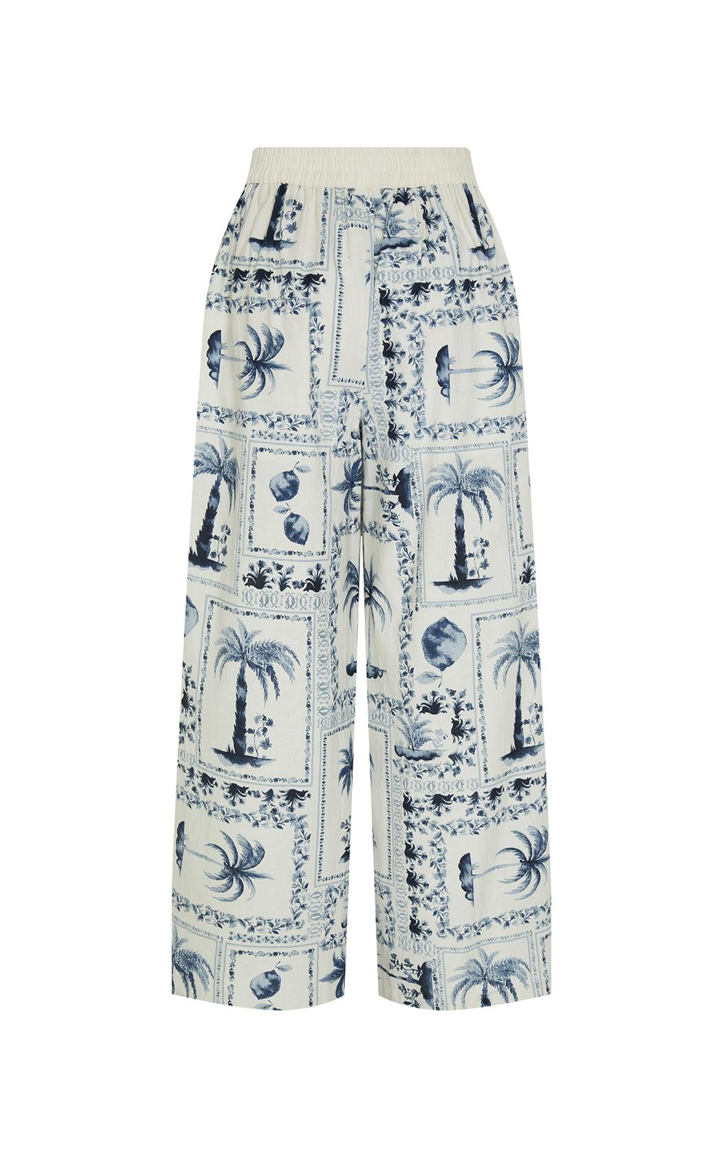 Pantalon estampado Alexia Le Lis Blanc