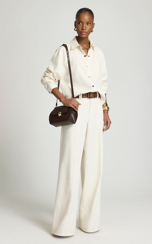Pantalon sastrero Lia Le Lis Blanc