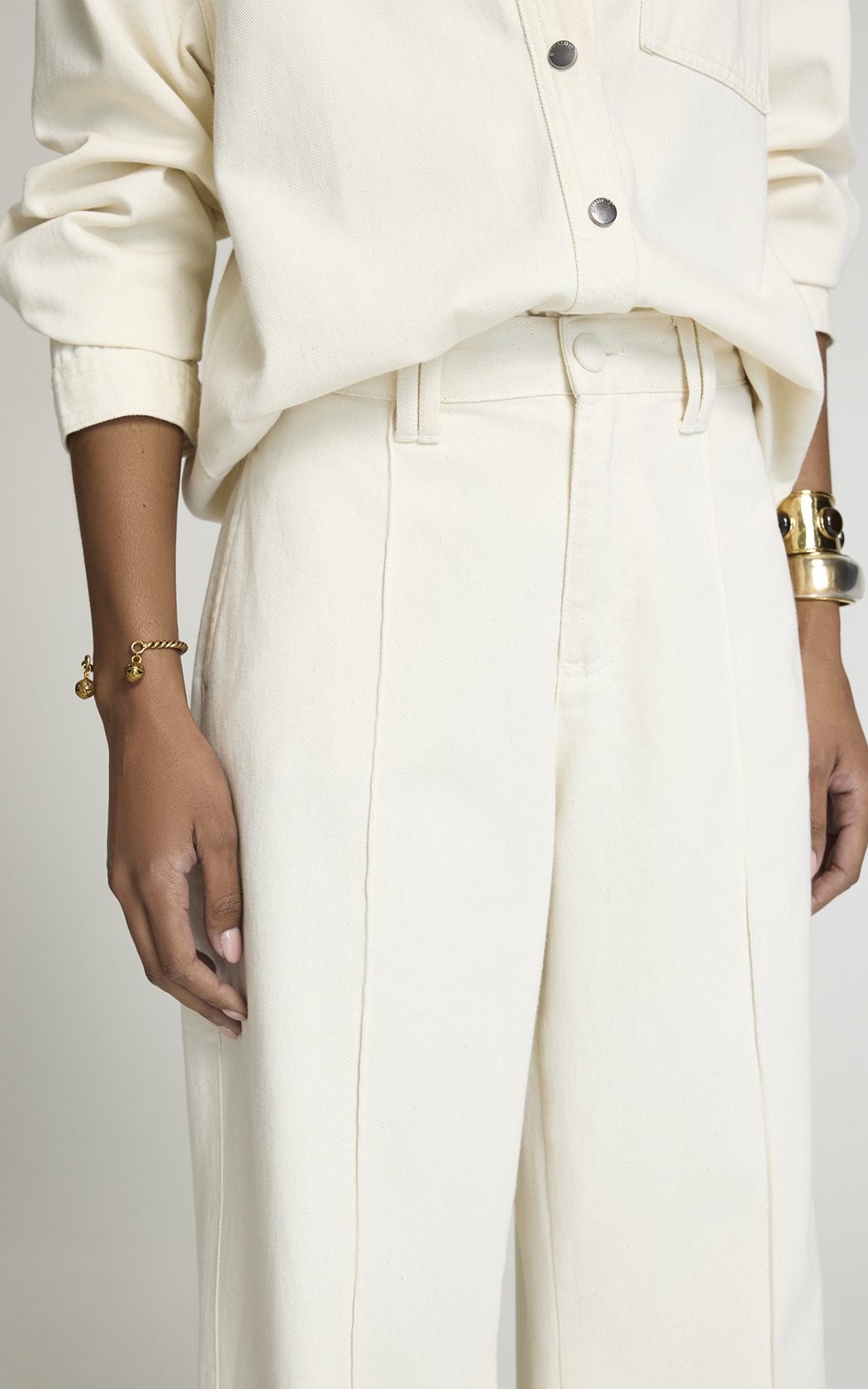 Pantalon sastrero Lia Le Lis Blanc