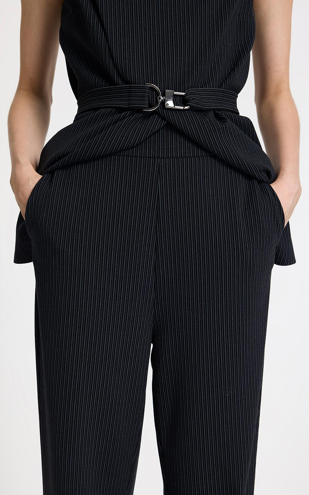 Pantalón sastrero Marina a rayas Le Lis Blanc