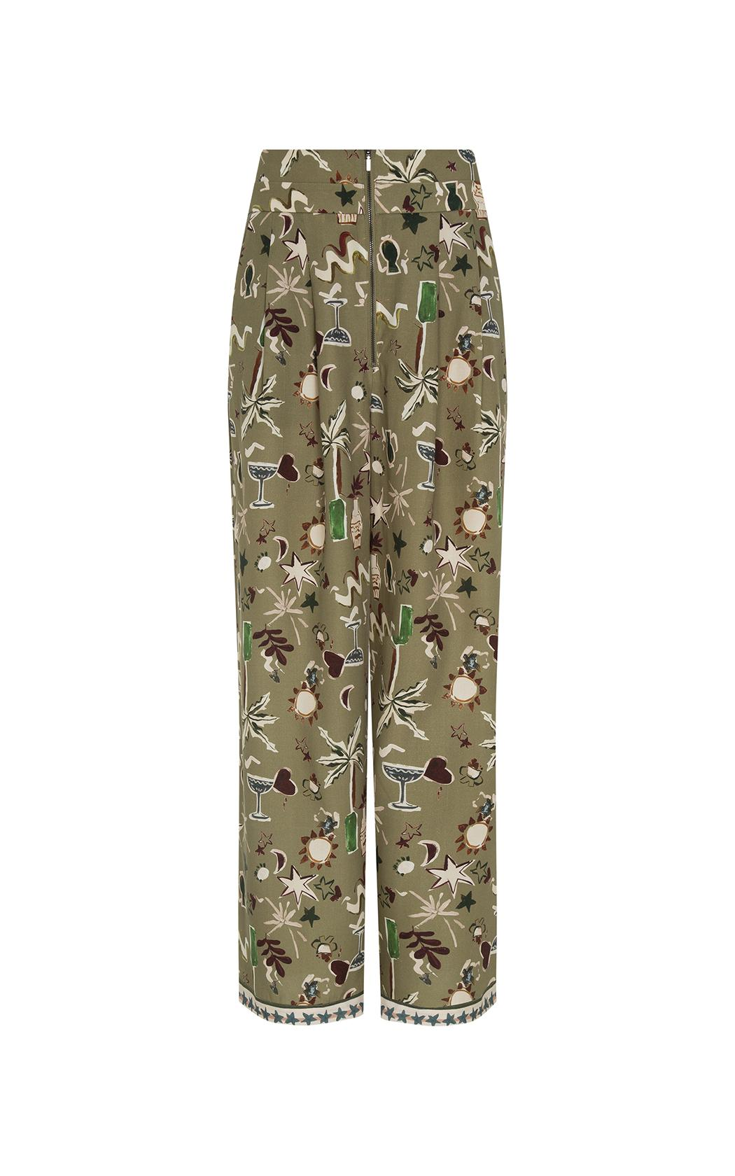 Pantalon estampado Talia Le Lis Blanc