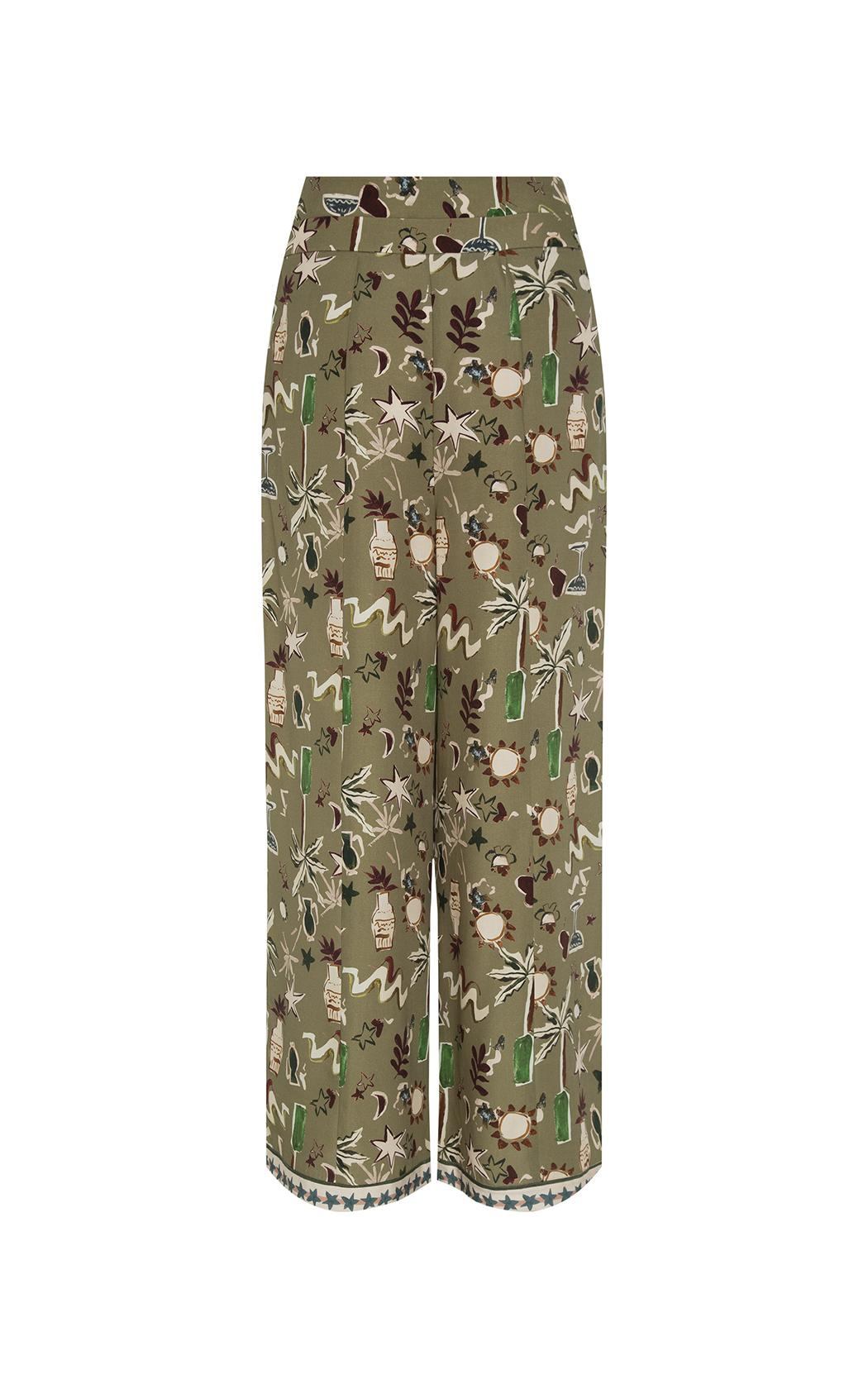 Pantalon estampado Talia Le Lis Blanc