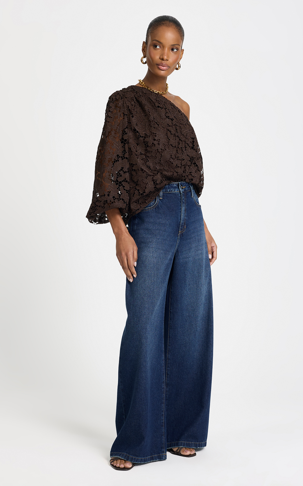 Jean Wide Leg Vilma Le Lis Blanc