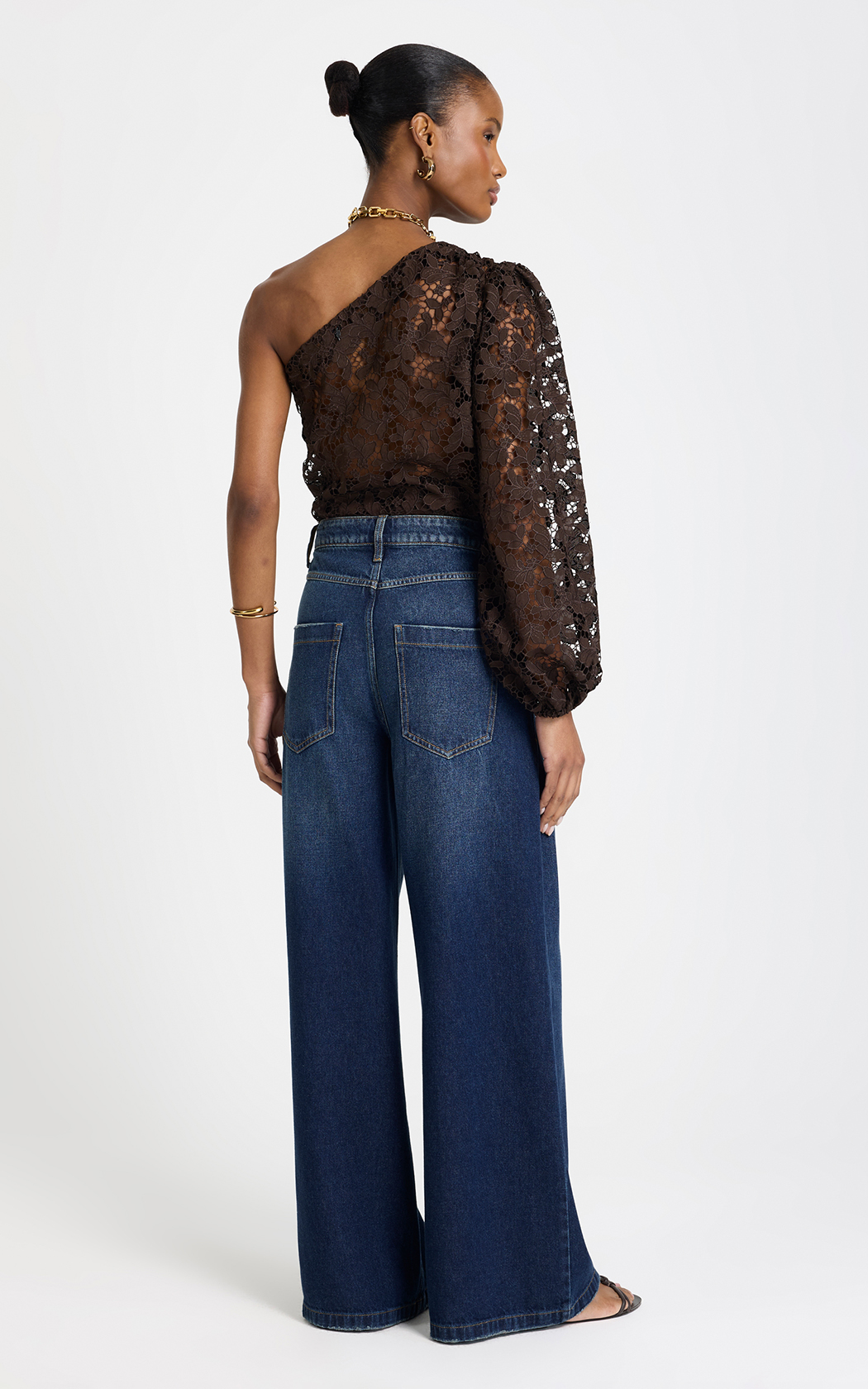 Jean Wide Leg Vilma Le Lis Blanc