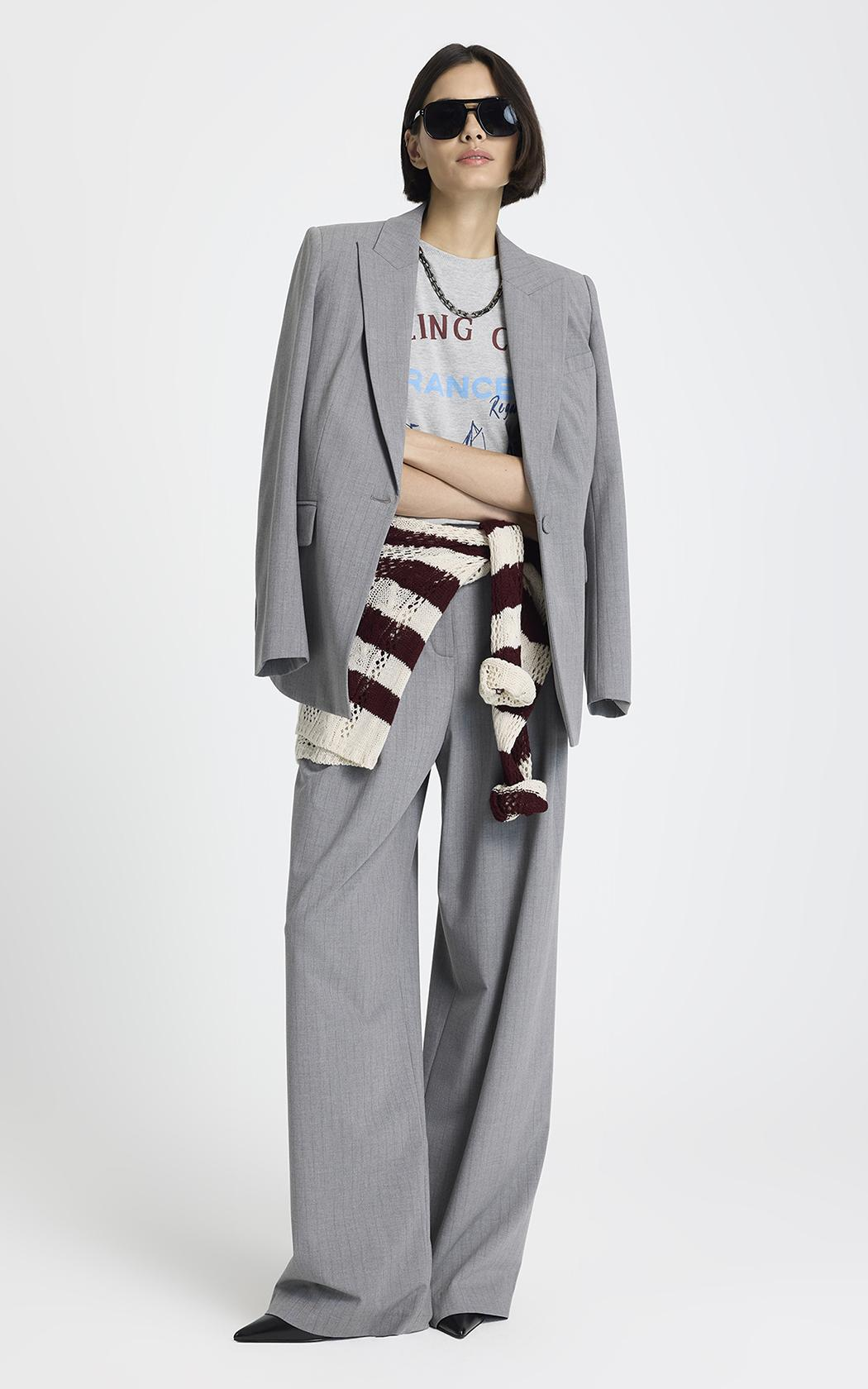 Pantalon sastrero con cinto Chloe Le Lis Blanc