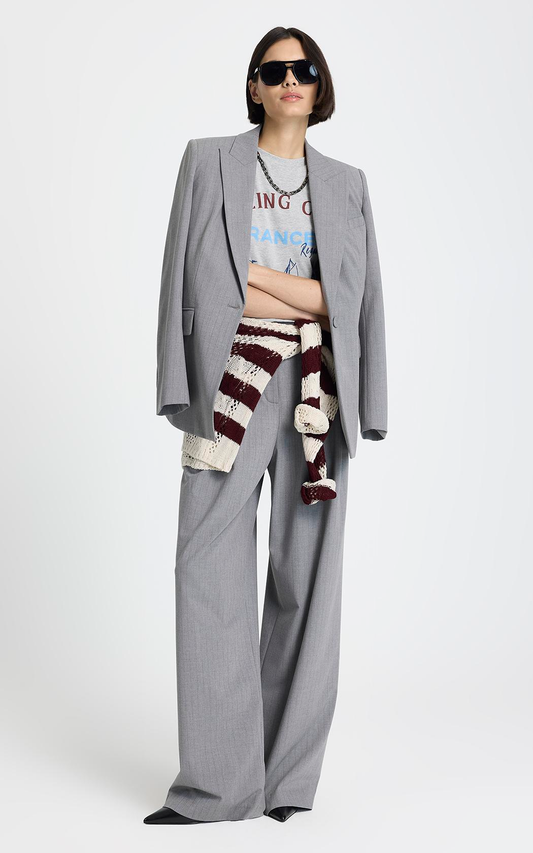 Pantalon sastrero con cinto Chloe Le Lis Blanc