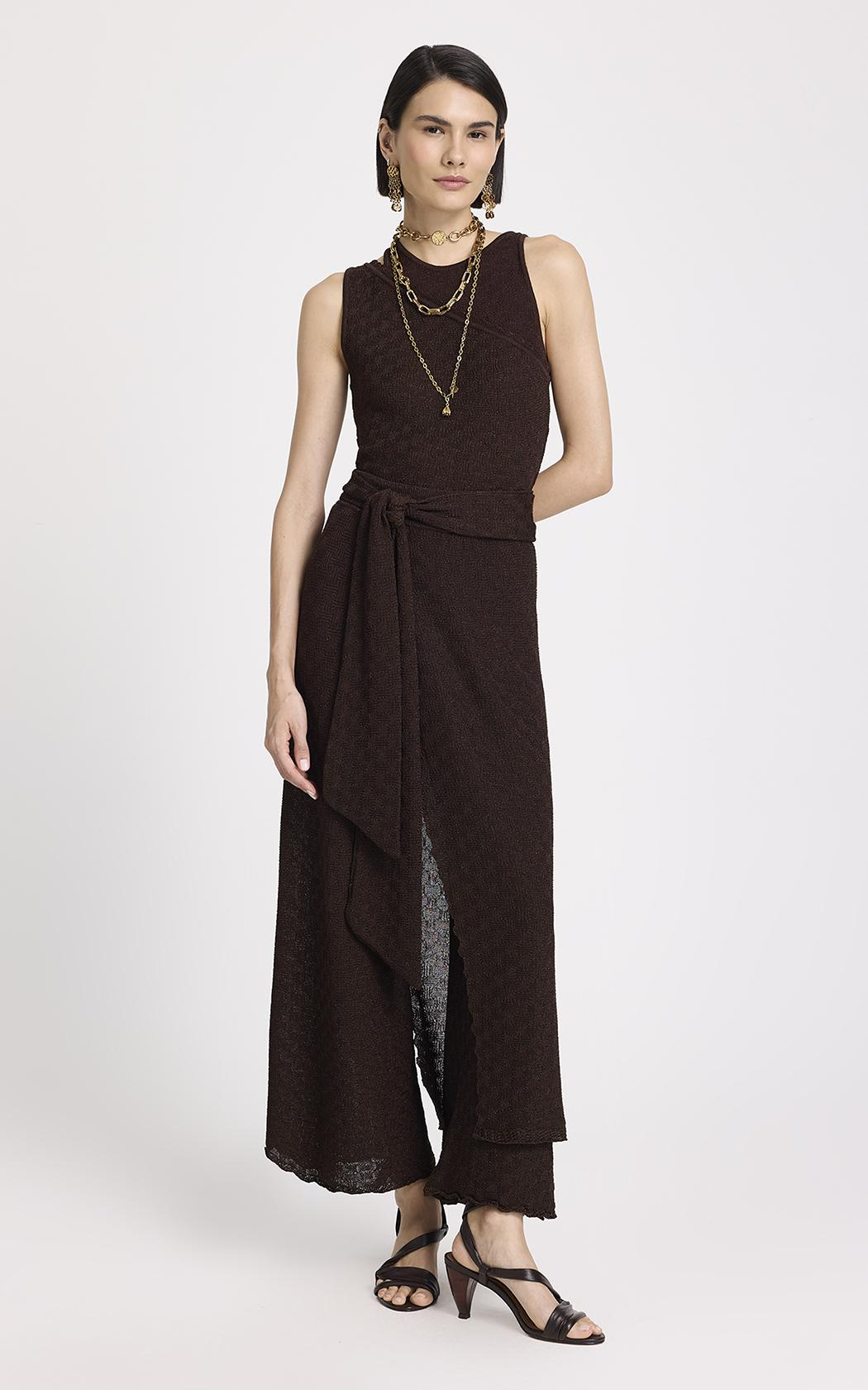Pantalón Julie chocolate Le Lis Blanc
