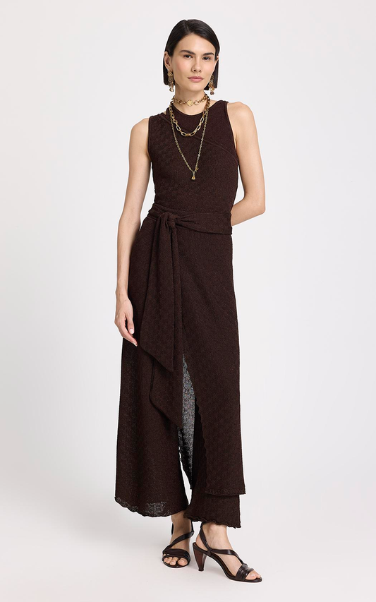 Pantalón Julie chocolate Le Lis Blanc