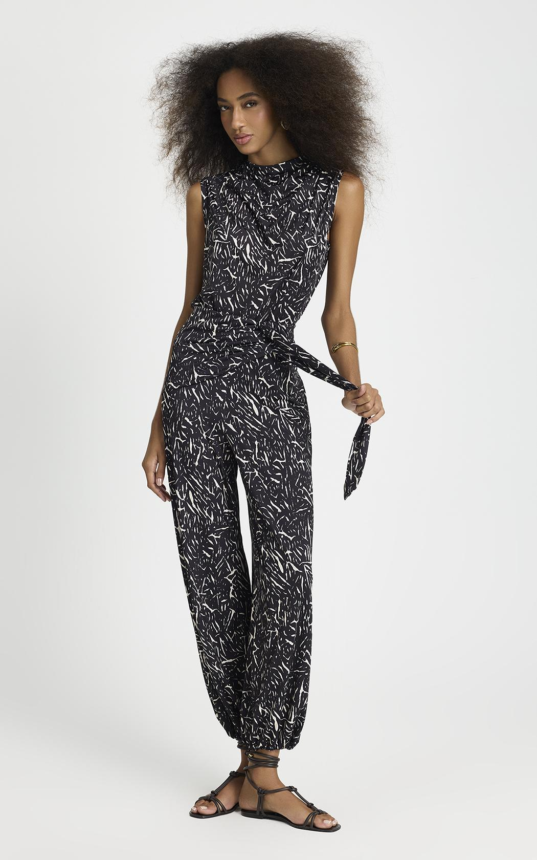 Pantalon balloon Kendra Le Lis Blanc