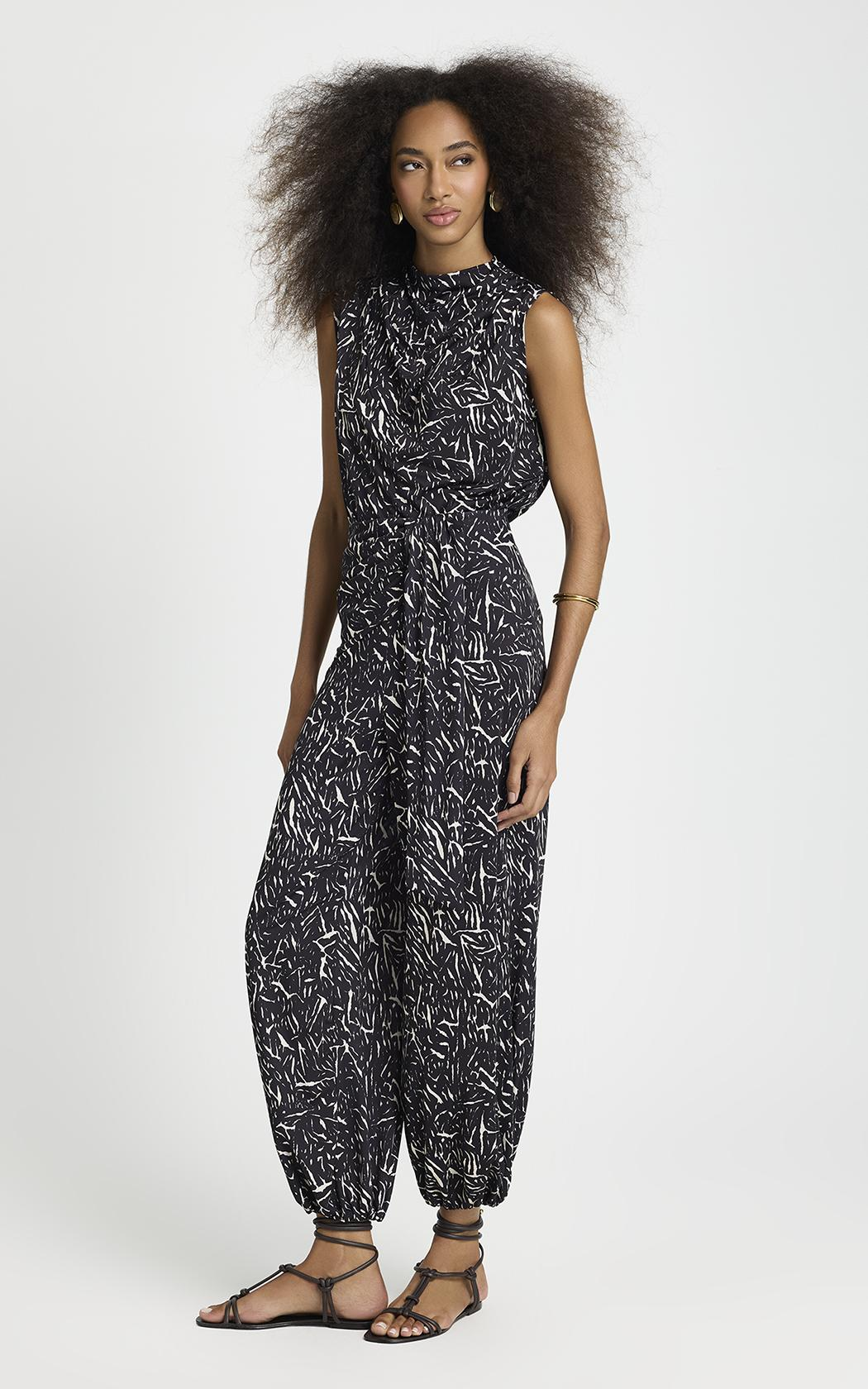 Pantalon balloon Kendra Le Lis Blanc