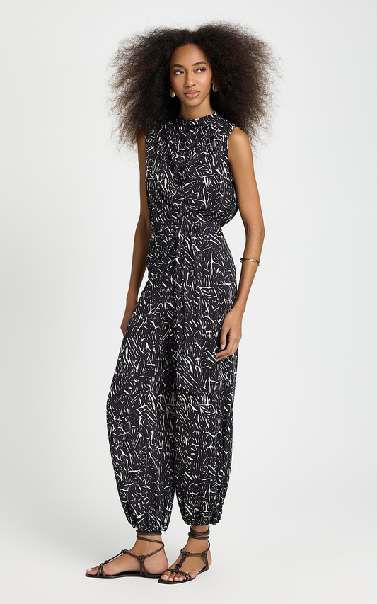 Pantalon balloon Kendra Le Lis Blanc