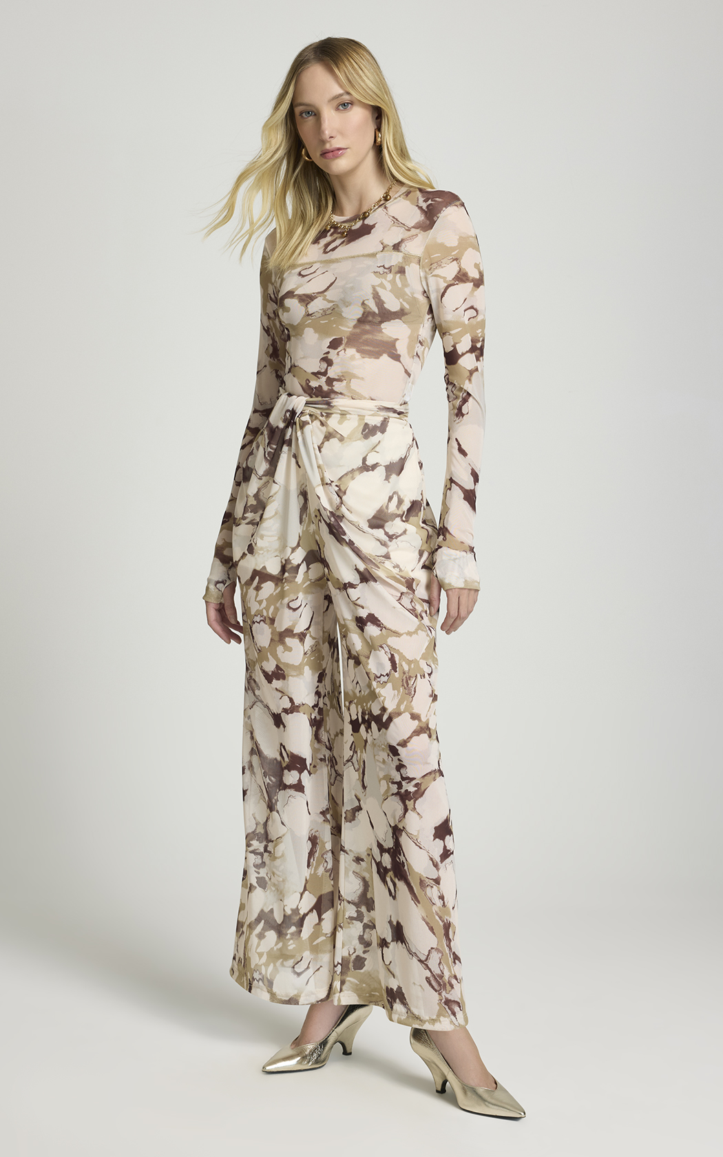 Pantalon de tul Marfim Le Lis Blanc