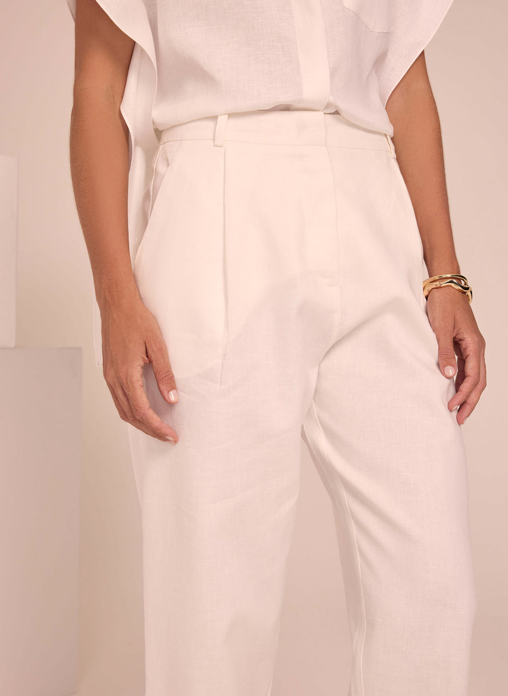 Pantalón Mariah blanco Le Lis Blanc