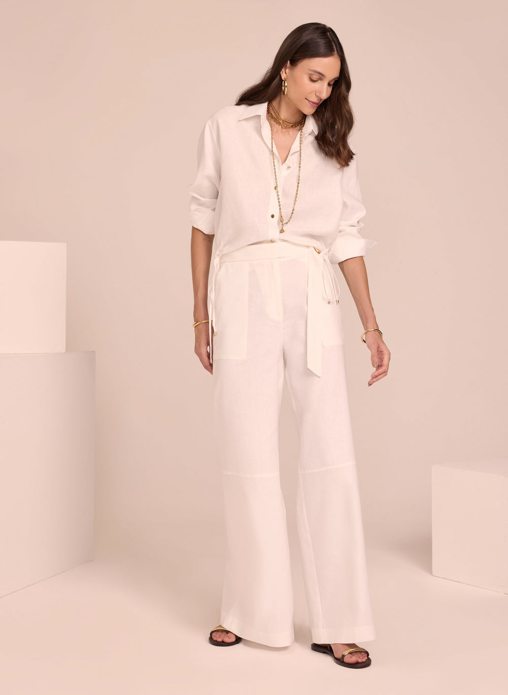 Pantalón Marisa blanco Le Lis Blanc