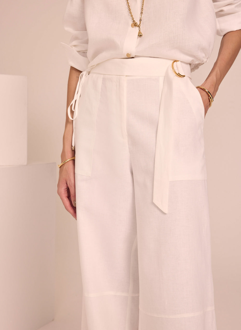 Pantalón Marisa blanco Le Lis Blanc