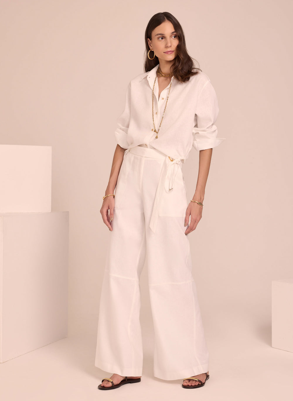 Pantalón Marisa blanco Le Lis Blanc