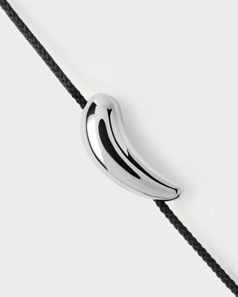 Pulsera Orbit cordón y plata PDPAOLA