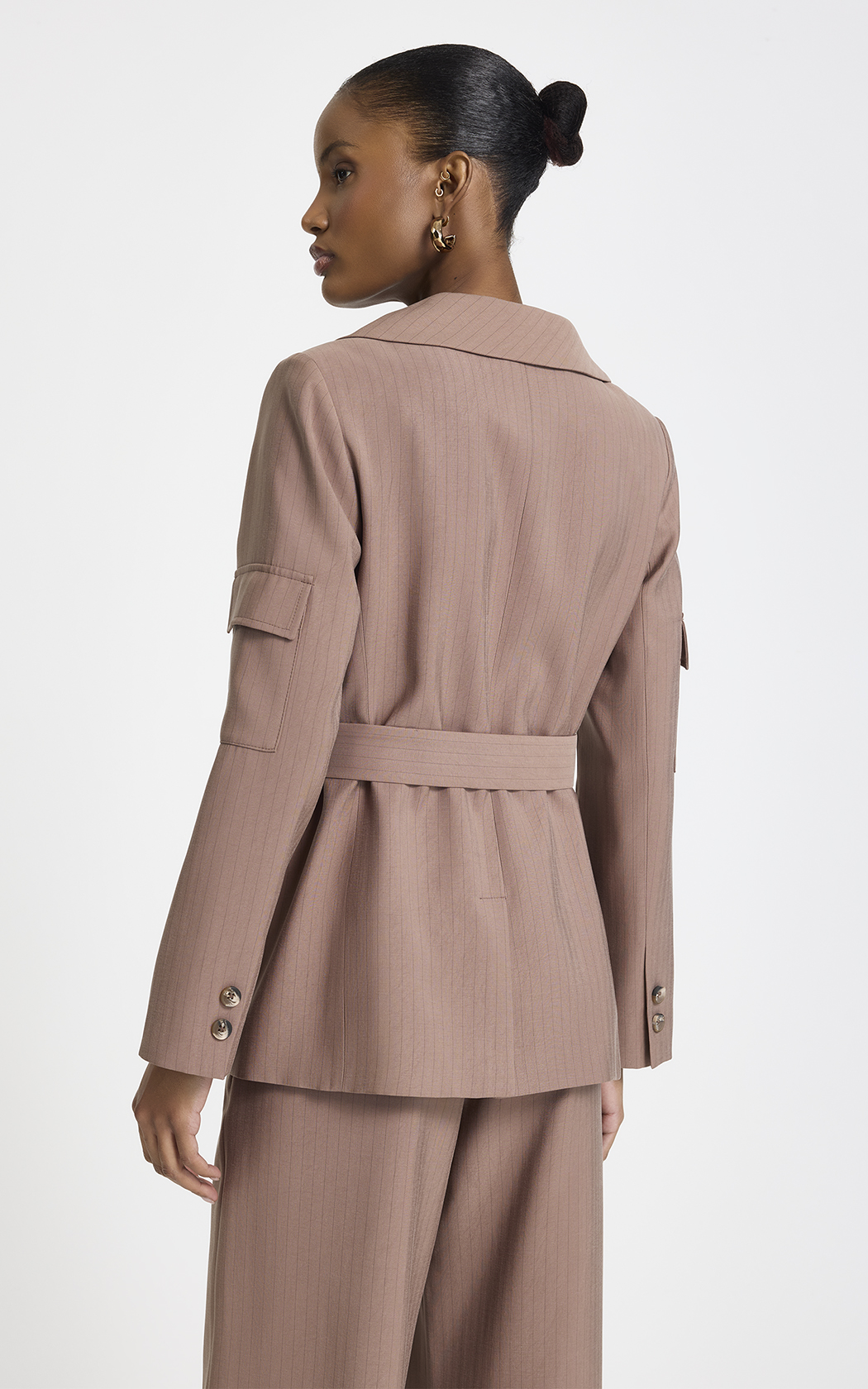 Blazer con cinto Roxana Le Lis Blanc