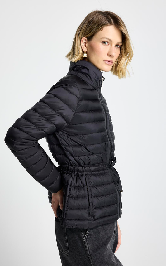 Campera capitoneada negra Hanna Le Lis Blanc