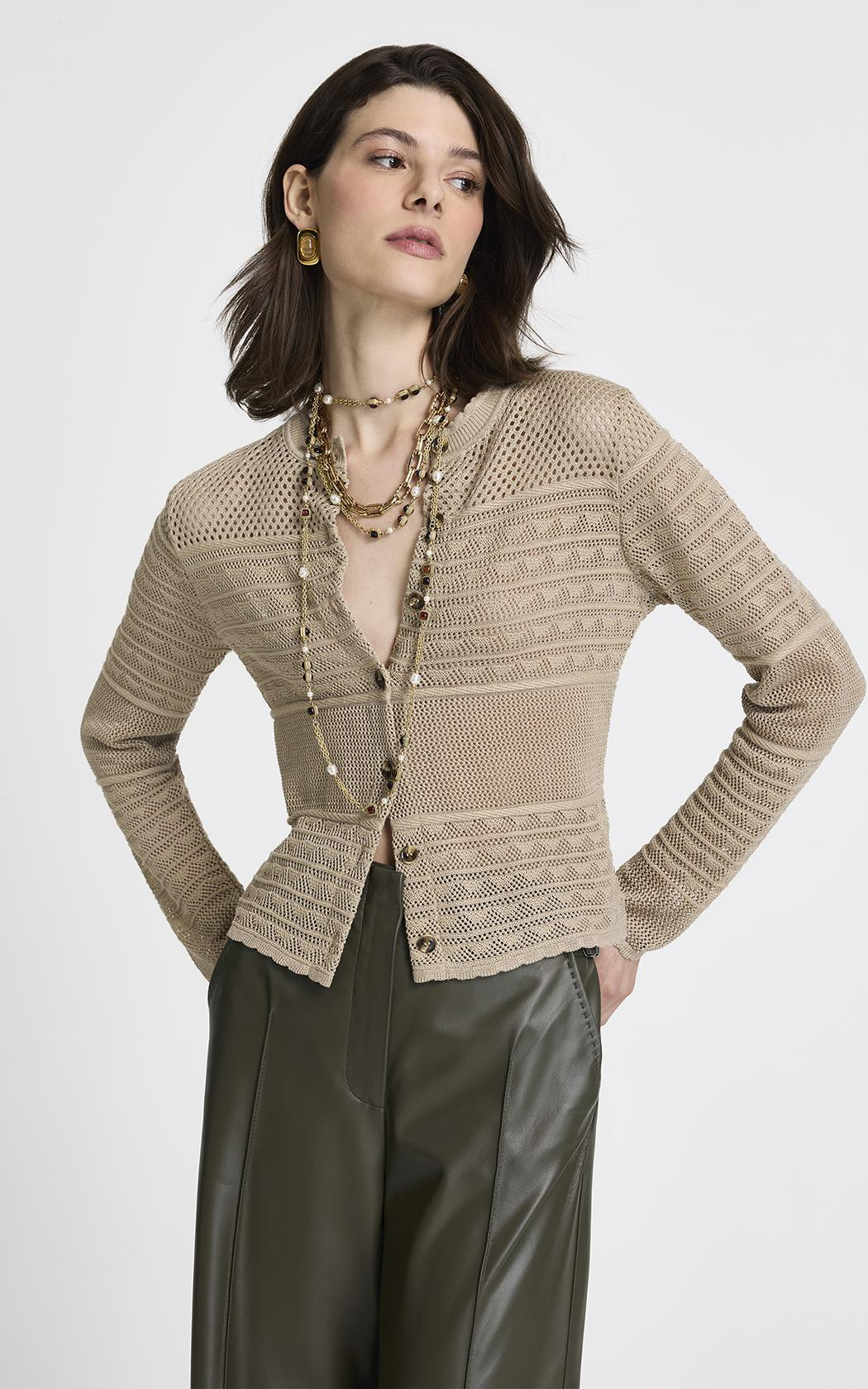 Cárdigan Alicia beige Le Lis Blanc