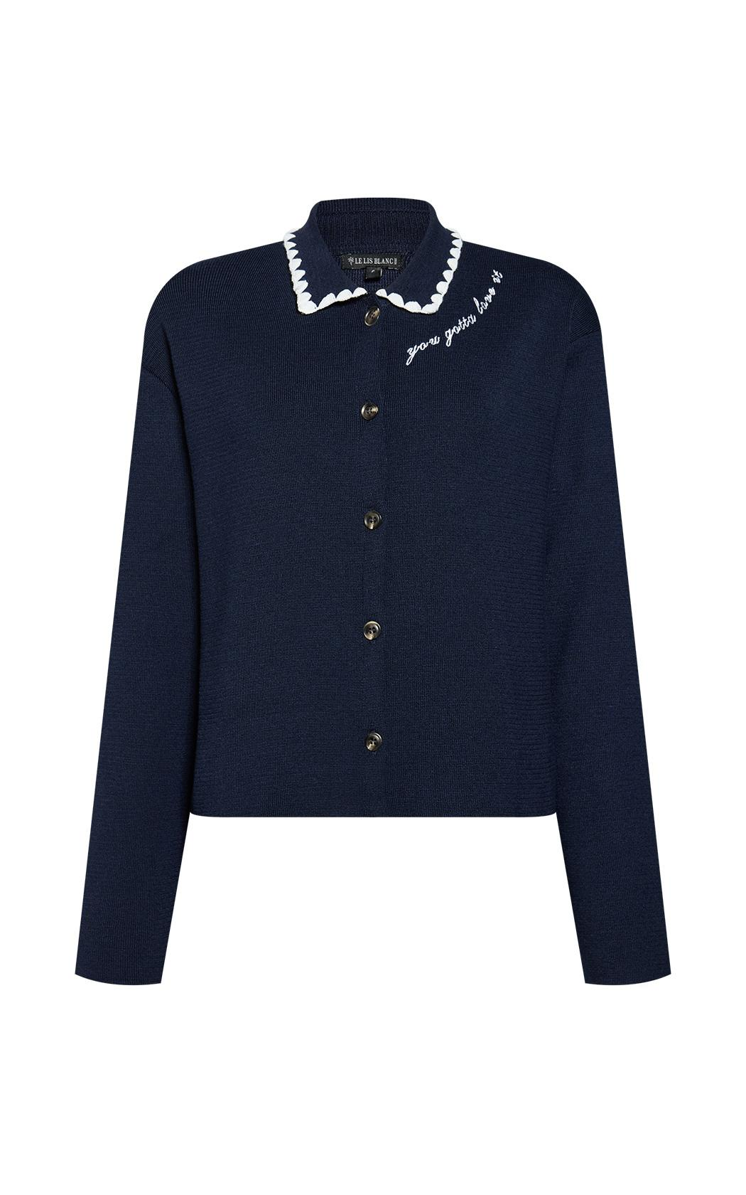 Cardigan con bordado Pandora