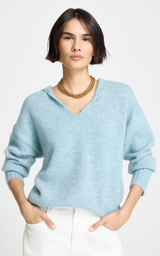 Sweater con capucha Vivi Le Lis Blanc
