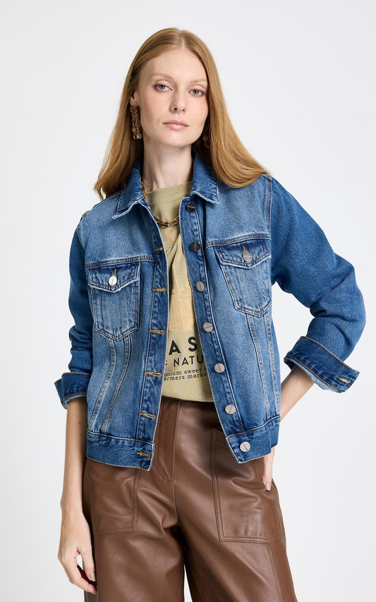 Chaqueta de Jean Jovina Le Lis Blanc