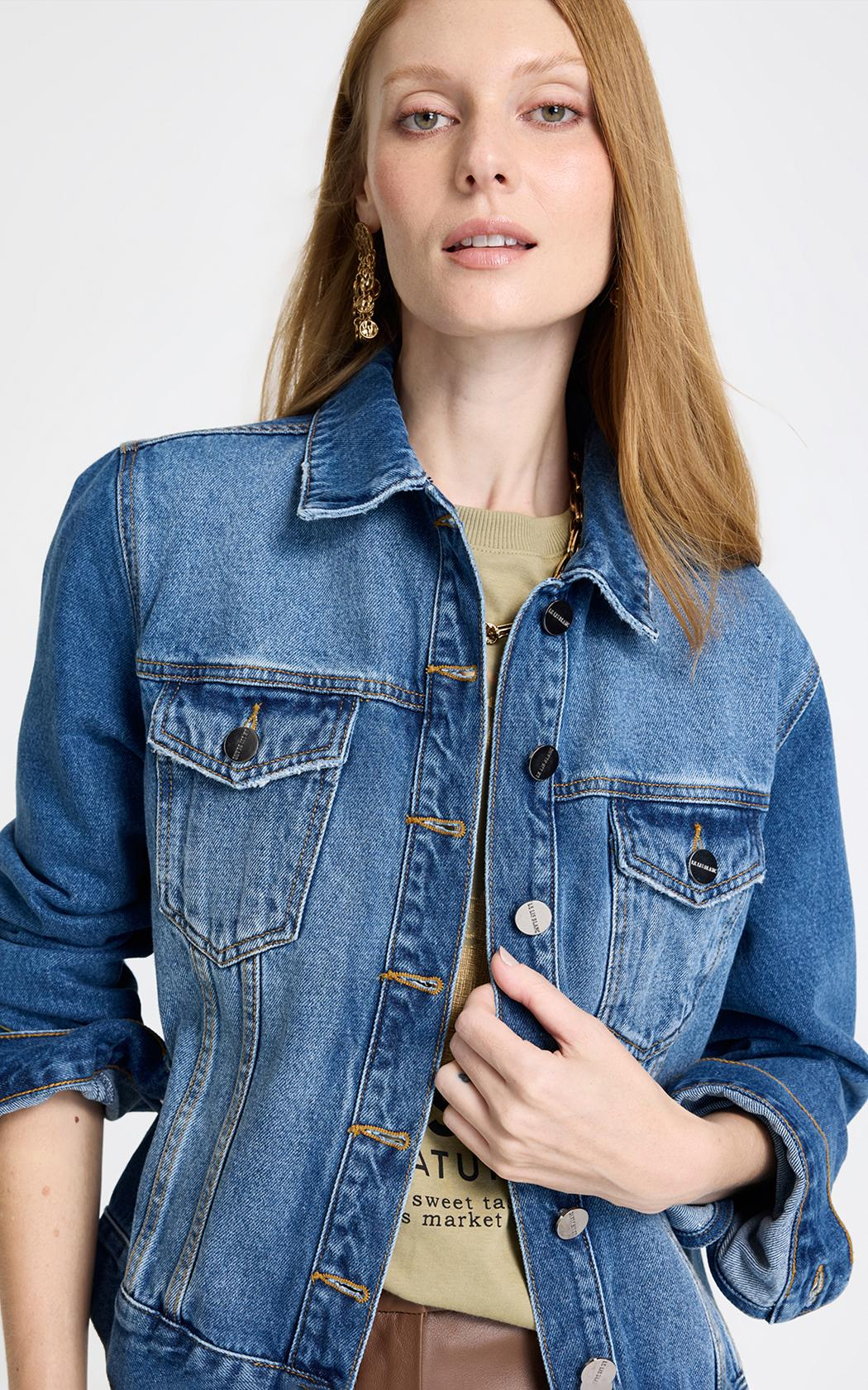 Chaqueta de Jean Jovina Le Lis Blanc