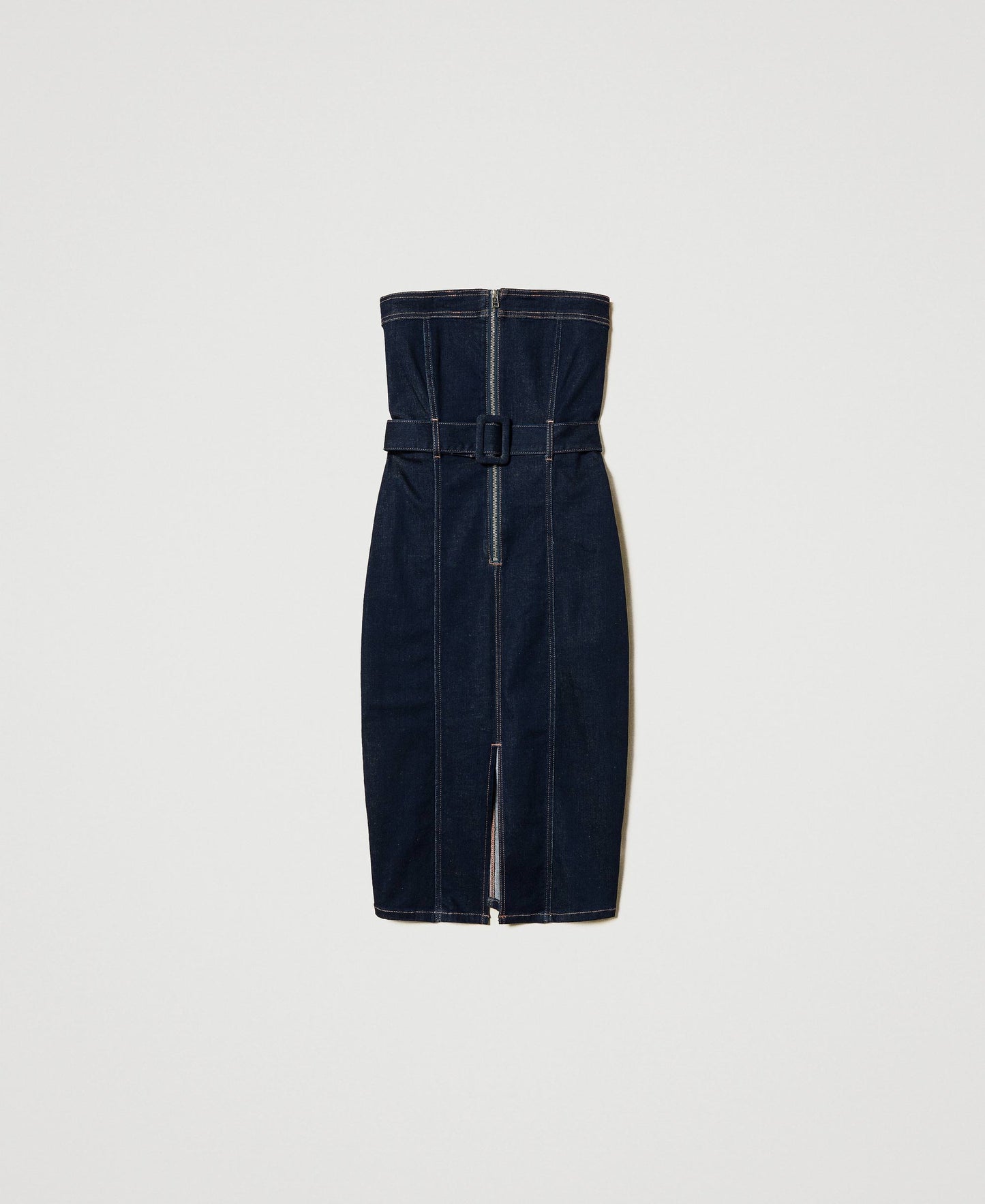 Vestido de jean ajustado Cintia Twinset